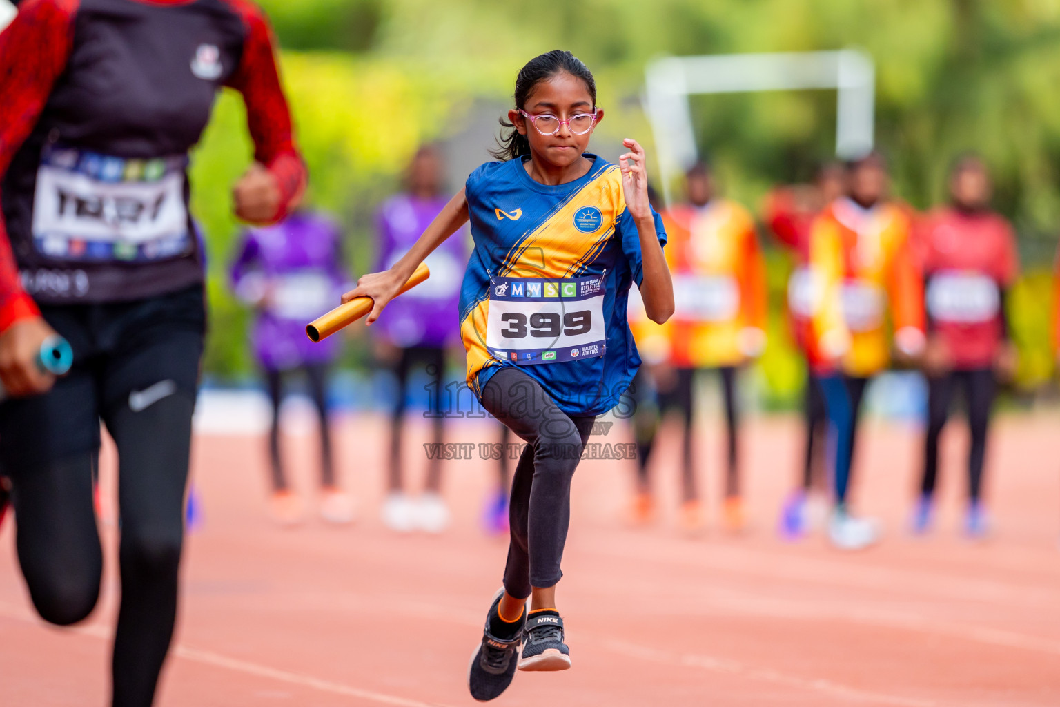 Day 6 of MWSC Interschool Athletics Championships 2024 held in Hulhumale Running Track, Hulhumale, Maldives on Thursday, 14th November 2024. Photos by: Nausham Waheed / Images.mv