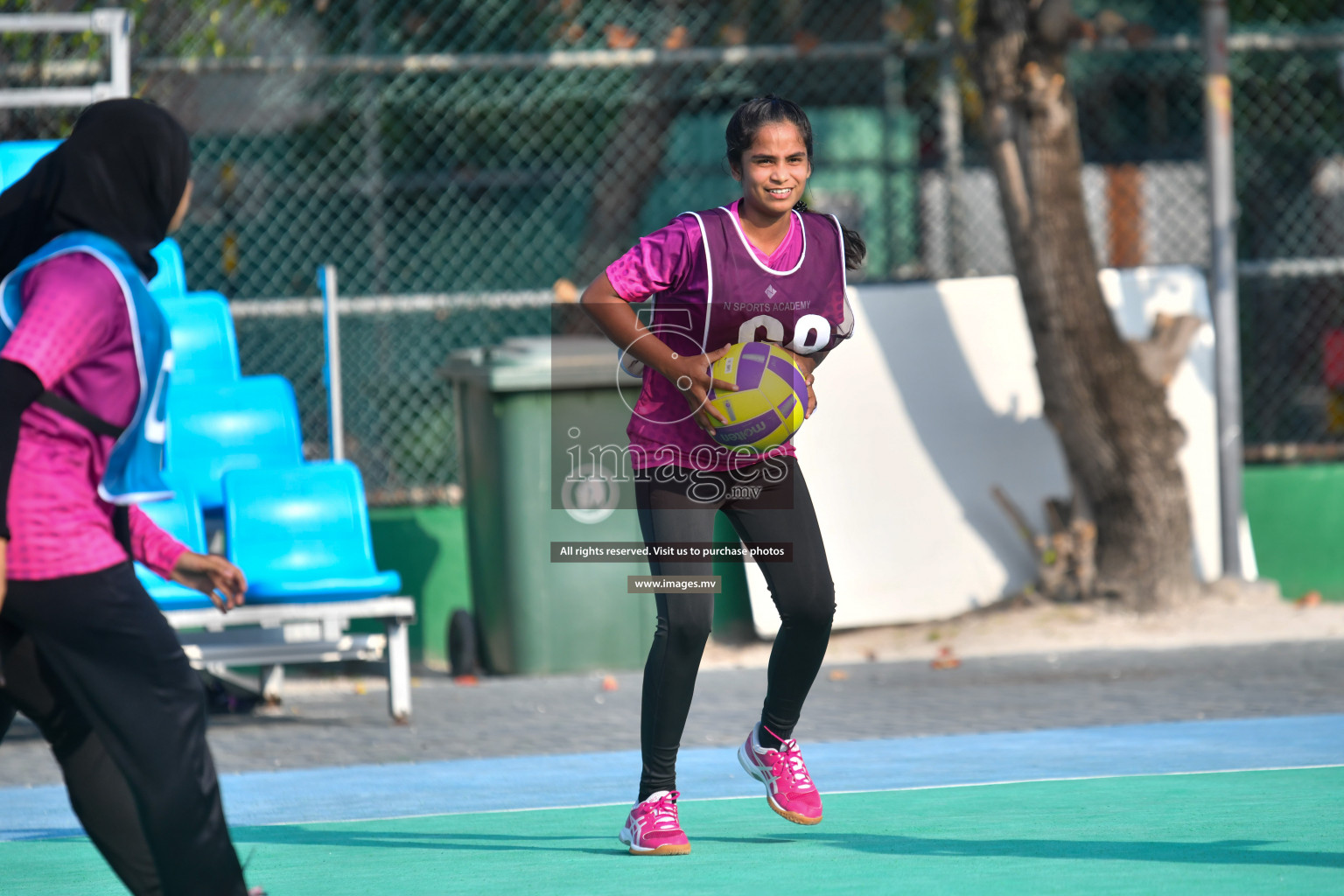 Day 1 of Junior Netball Championship 2022 on 5 March 2022 held in Male', Maldives. Photos by Nausham Waheed.