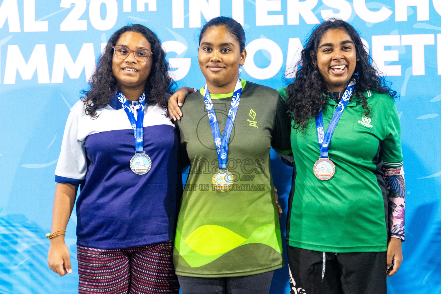 Day 4 of 20th Inter-school Swimming Competition 2024 held in Hulhumale', Maldives on Tuesday, 15th October 2024. Photos: Ismail Thoriq / images.mv