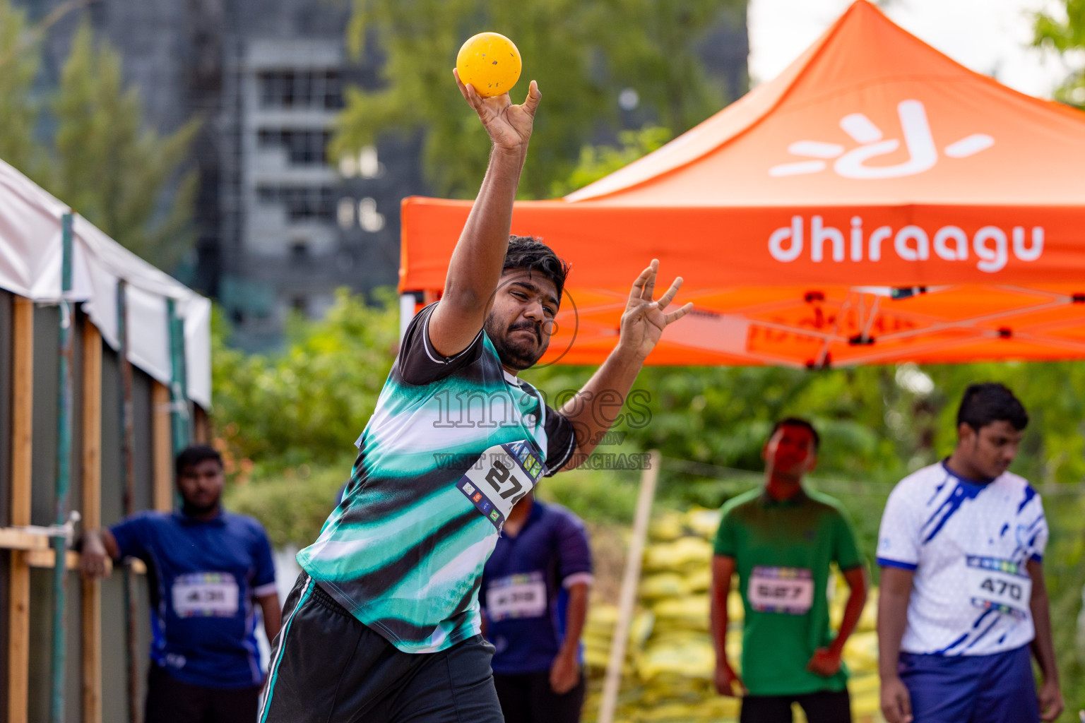 Day 2 of MWSC Interschool Athletics Championships 2024 held in Hulhumale Running Track, Hulhumale, Maldives on Sunday, 10th November 2024. 
Photos by: Hassan Simah / Images.mv