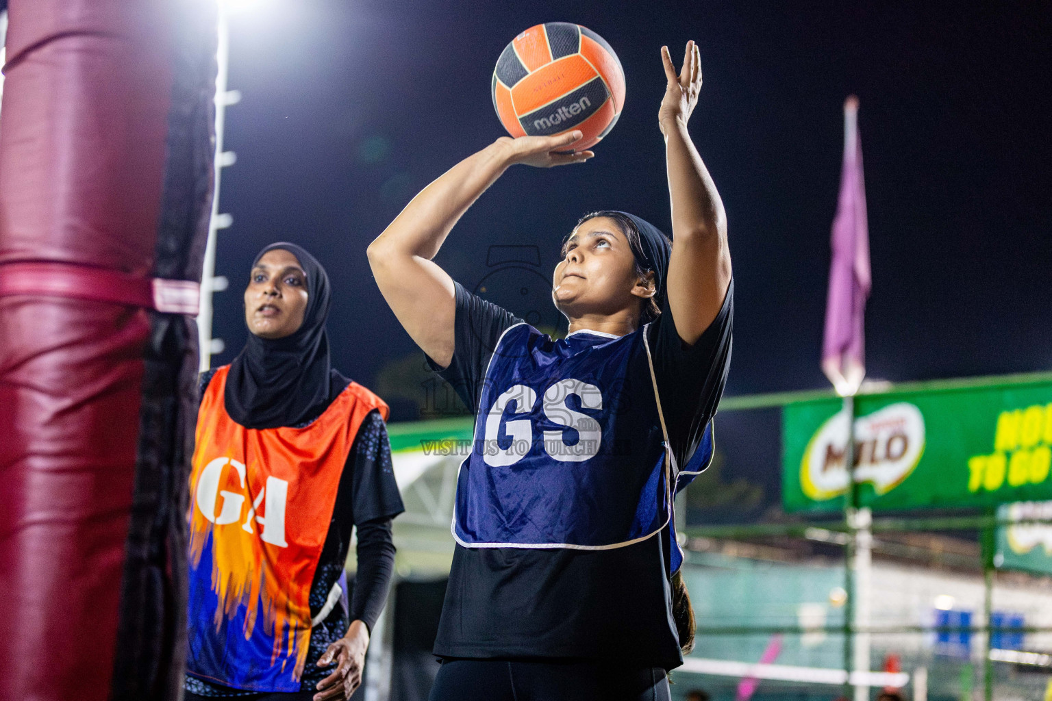 Final of MILO 3x3 Netball Challenge 2024 was held in Ekuveni Netball Court at Male', Maldives on Thursday, 20th March 2024. Photos: Nausham Waheed / images.mv