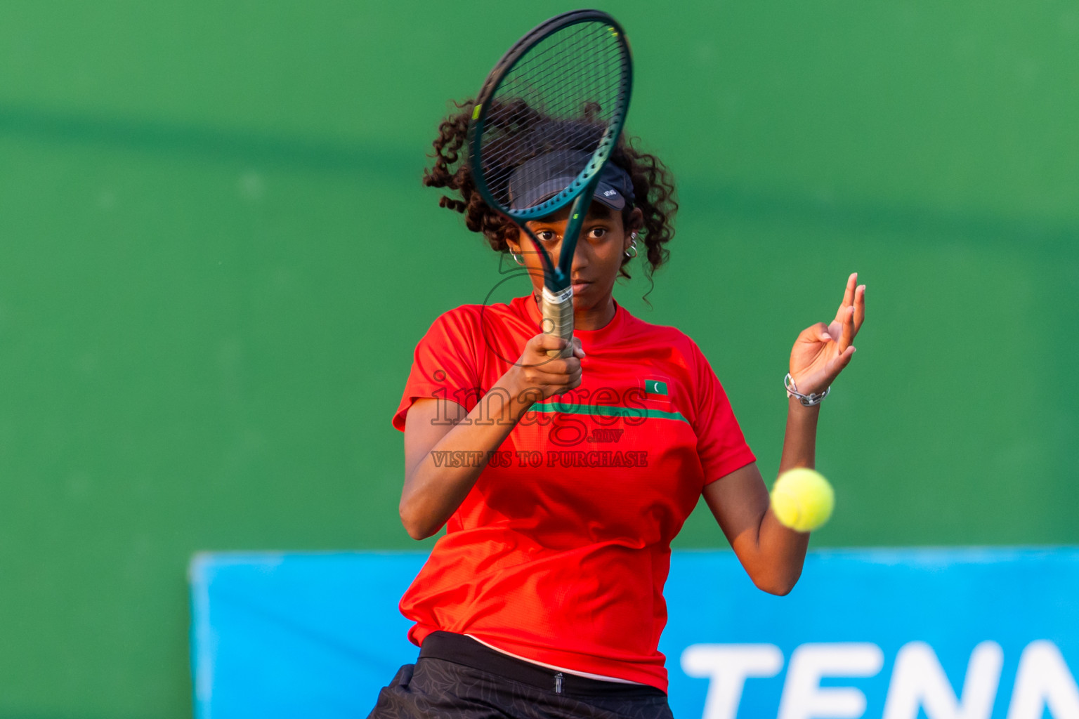 Day 4 of ATF Maldives Junior Open Tennis was held in Male' Tennis Court, Male', Maldives on Thursday, 12th December 2024. Photos: Nausham Waheed/ images.mv