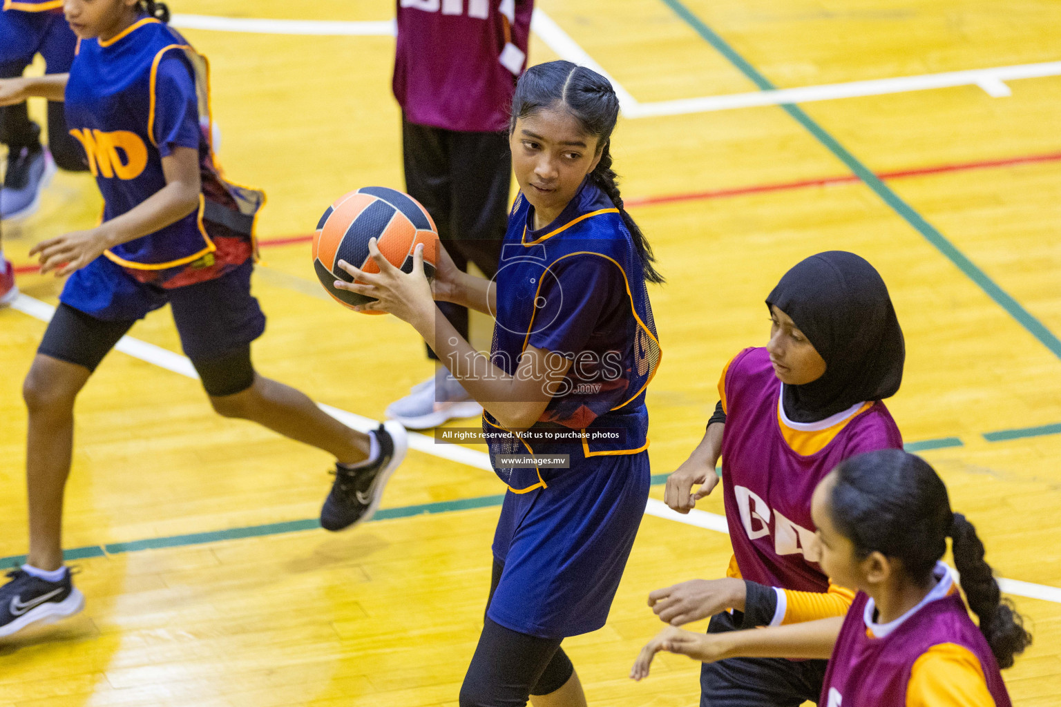 Day7 of 24th Interschool Netball Tournament 2023 was held in Social Center, Male', Maldives on 2nd November 2023. Photos: Nausham Waheed / images.mv