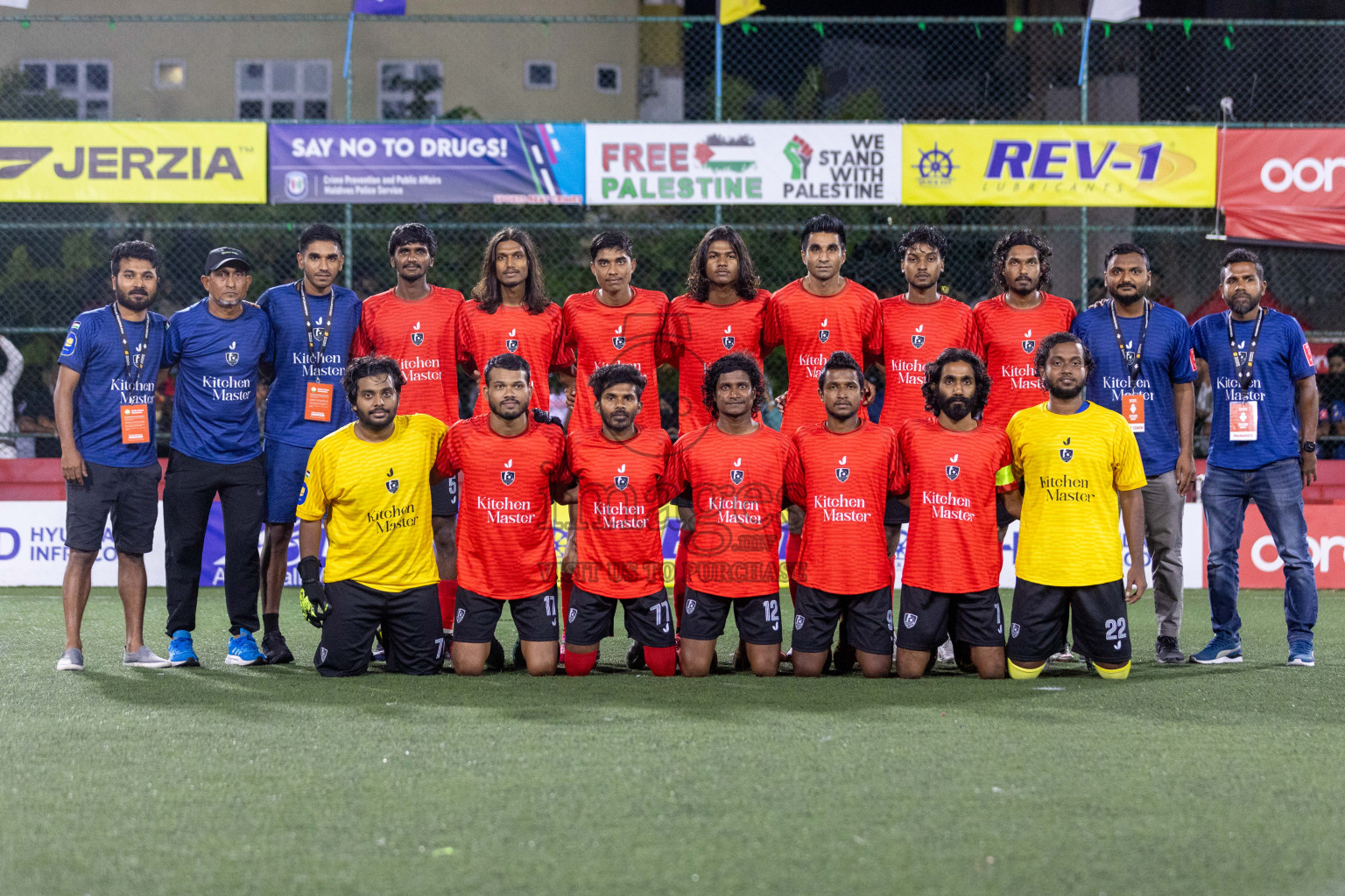 Sh Kanditheemu vs Sh Feydhoo in Day 21 of Golden Futsal Challenge 2024 was held on Sunday , 4th February 2024 in Hulhumale', Maldives Photos: Nausham Waheed / images.mv