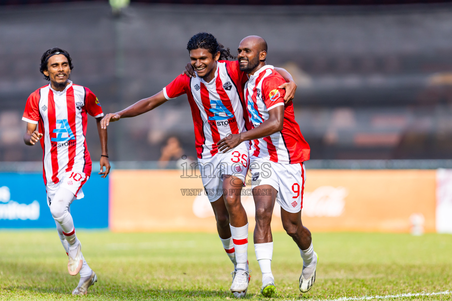 Tent SC vs Lagoons SC in the Quarter Final of Second Division 2023 in Male' Maldives on Thursday, 8th February 2023. Photos: Nausham Waheed / images.mv