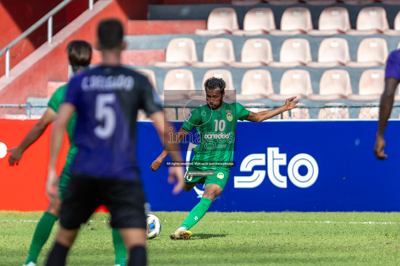 Maziya Sports & Recreation Club vs Odisha FC in the group stage of AFC Cup 2023 held in the National Stadium, Male, Maldives, on Tuesday 7th November 2023. Photos: Mohamed Mahfooz Moosa