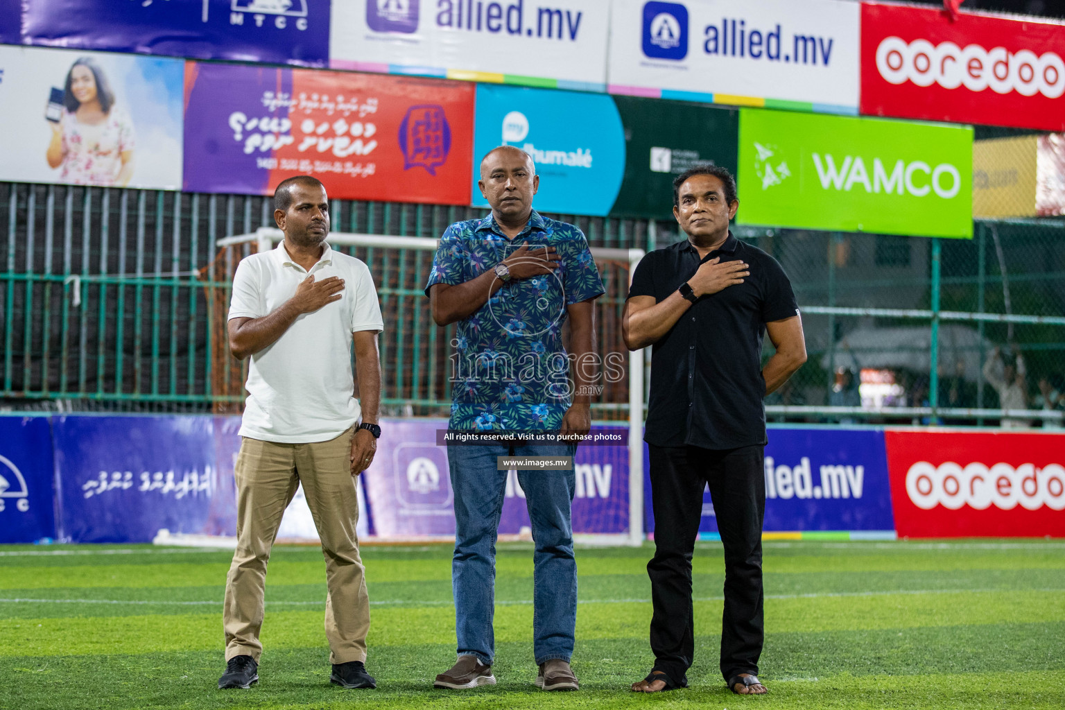 Team FSM vs Club HDC in the Quarter Finals of Club Maldives 2021 held at Hulhumale;, on 12th December 2021 Photos: Ismail Thoriq / images.mv