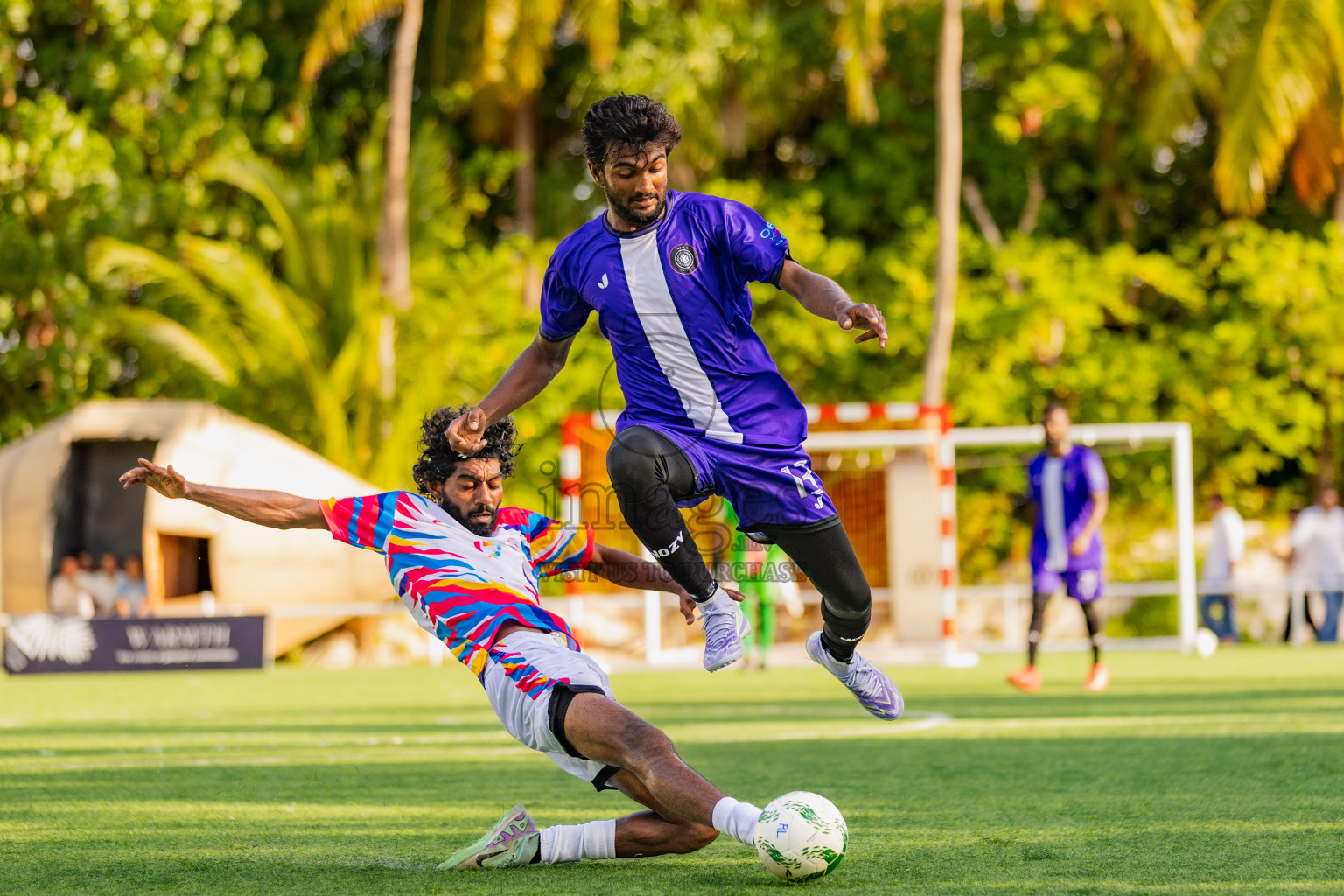 Oaga vs Oblu Experience in Resort League 2025 (North Male Zone) day 10 was held on Friday, 12th September 2025 in One And Only Reethi Rah Maldives Resort, Photos: Areef Adam / images.mv
