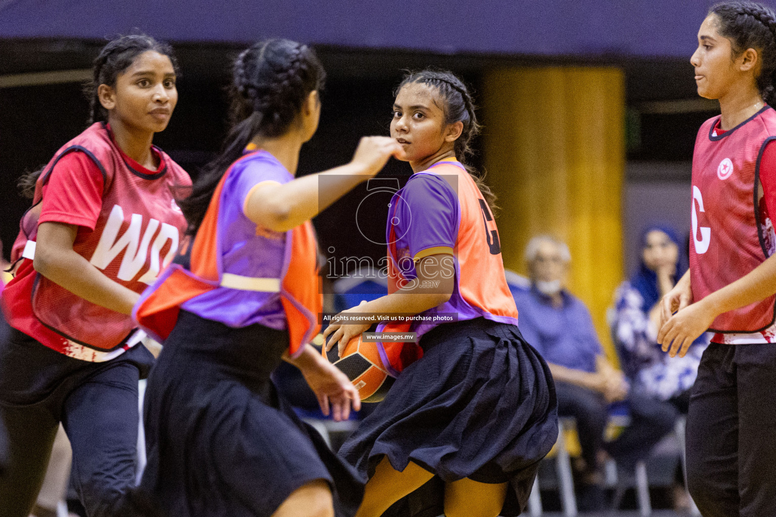 Final of 24th Interschool Netball Tournament 2023 was held in Social Center, Male', Maldives on 7th November 2023. Photos: Nausham Waheed / images.mv