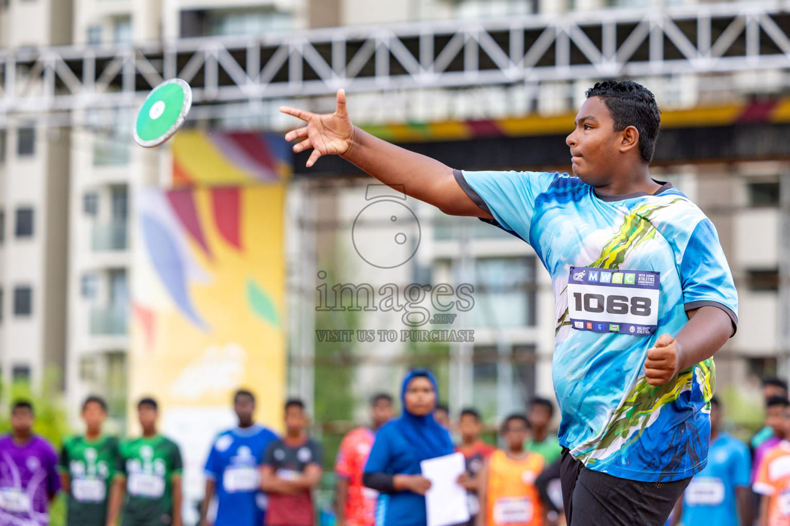 Day 1 of MWSC Interschool Athletics Championships 2024 held in Hulhumale Running Track, Hulhumale, Maldives on Saturday, 9th November 2024. 
Photos by: Ismail Thoriq, Hassan Simah / Images.mv