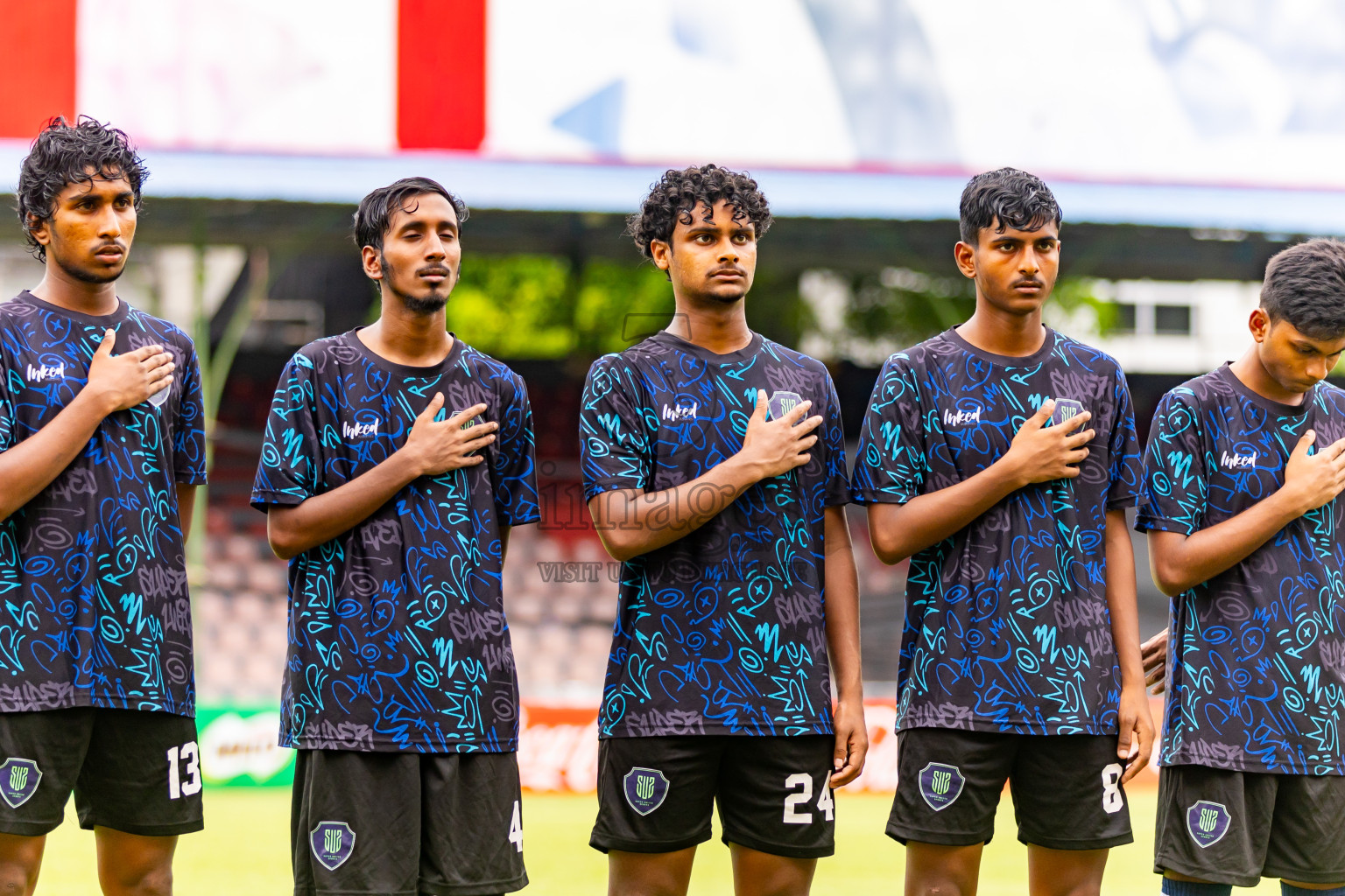 TC Sports Club vs Super United Sports in Day 5 of Under 19 Youth Championship 2024 was held at National Stadium in Male', Maldives on Sunday, 23rd June 2024. Photos: Nausham Waheed / images.mv