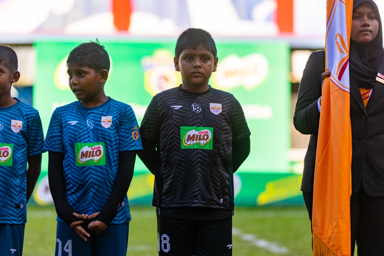 Day 2 of MILO Kids Football Fiesta was held at National Stadium in Male', Maldives on Saturday, 24th February 2024.