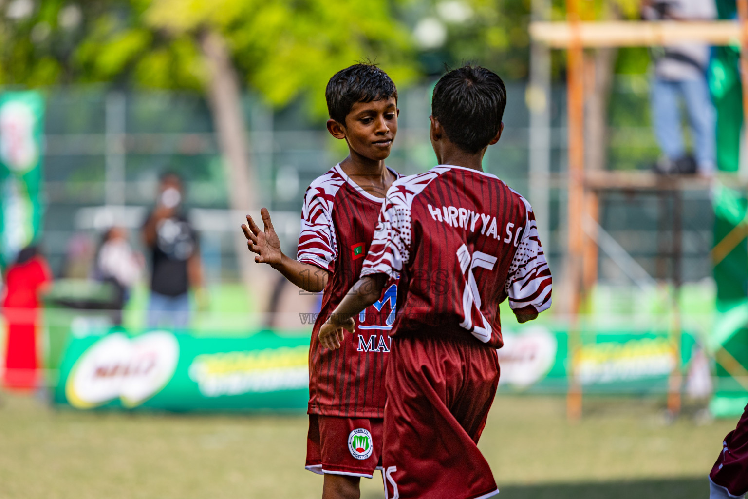 Day 2 of MILO Academy Championship 2025 was held on Friday, 14th February 2025 in Henveiru Stadium. 
Photos: Hassan Simah / Images.mv