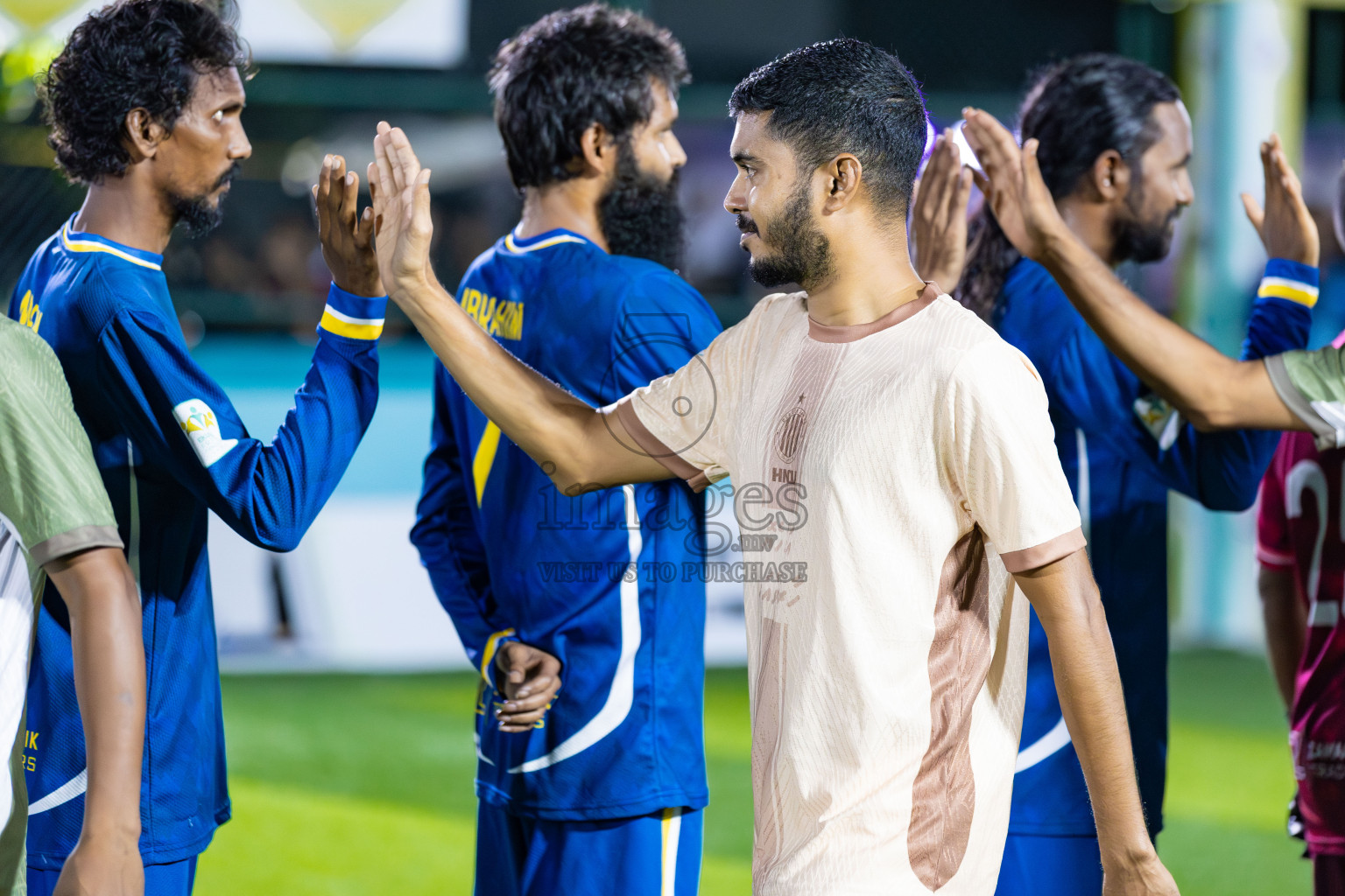 Dee Cee Jay SC vs Fools SC in Semi Finals of Laamehi Dhiggaru Ekuveri Futsal Challenge 2025 was held on Sunday, 27th July 2025, at Dhiggaru Futsal Ground, Dhiggaru, Maldives Photos: Areef Adam / images.mv