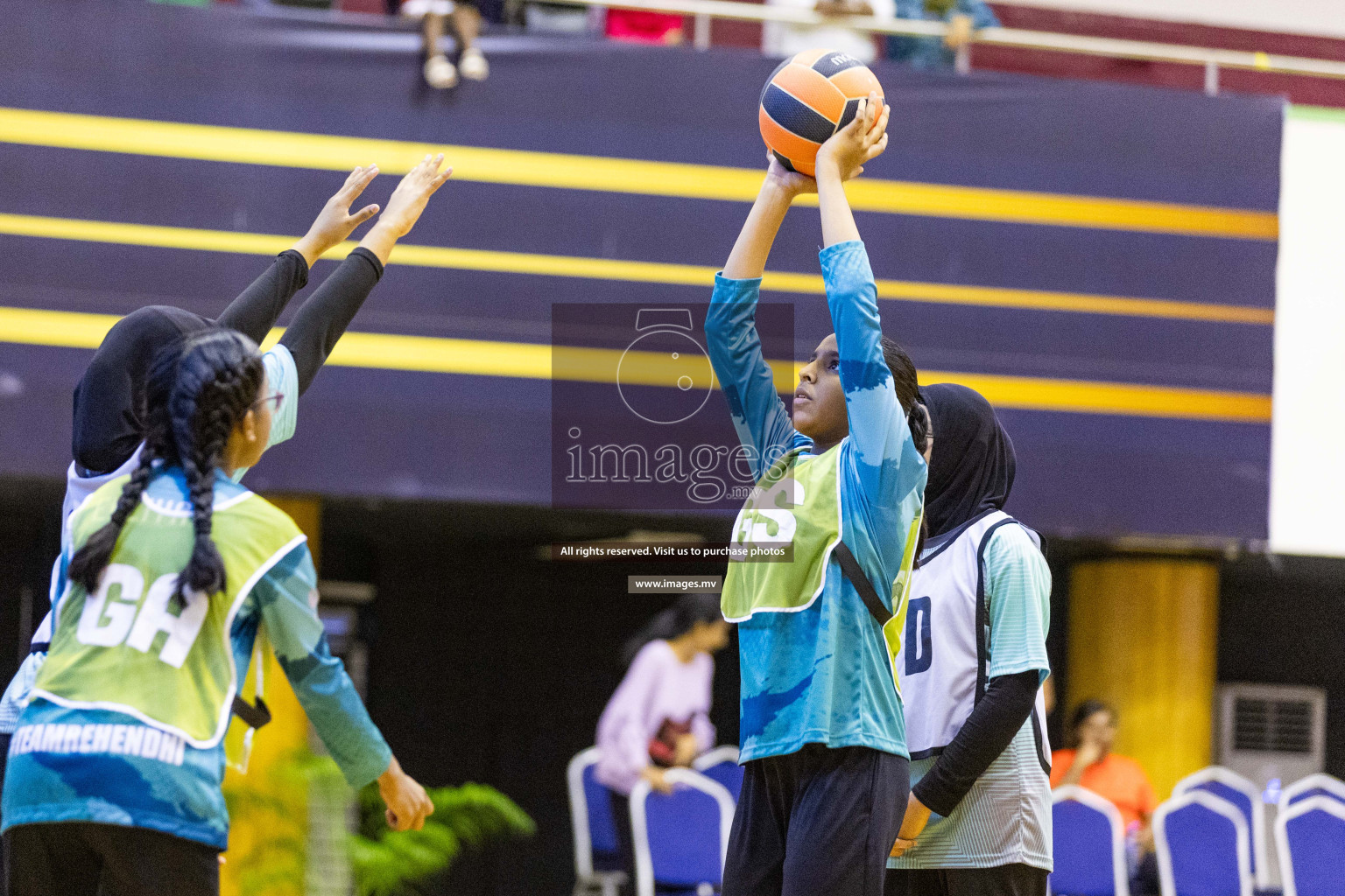 Day5 of 24th Interschool Netball Tournament 2023 was held in Social Center, Male', Maldives on 31st October 2023. Photos: Nausham Waheed / images.mv