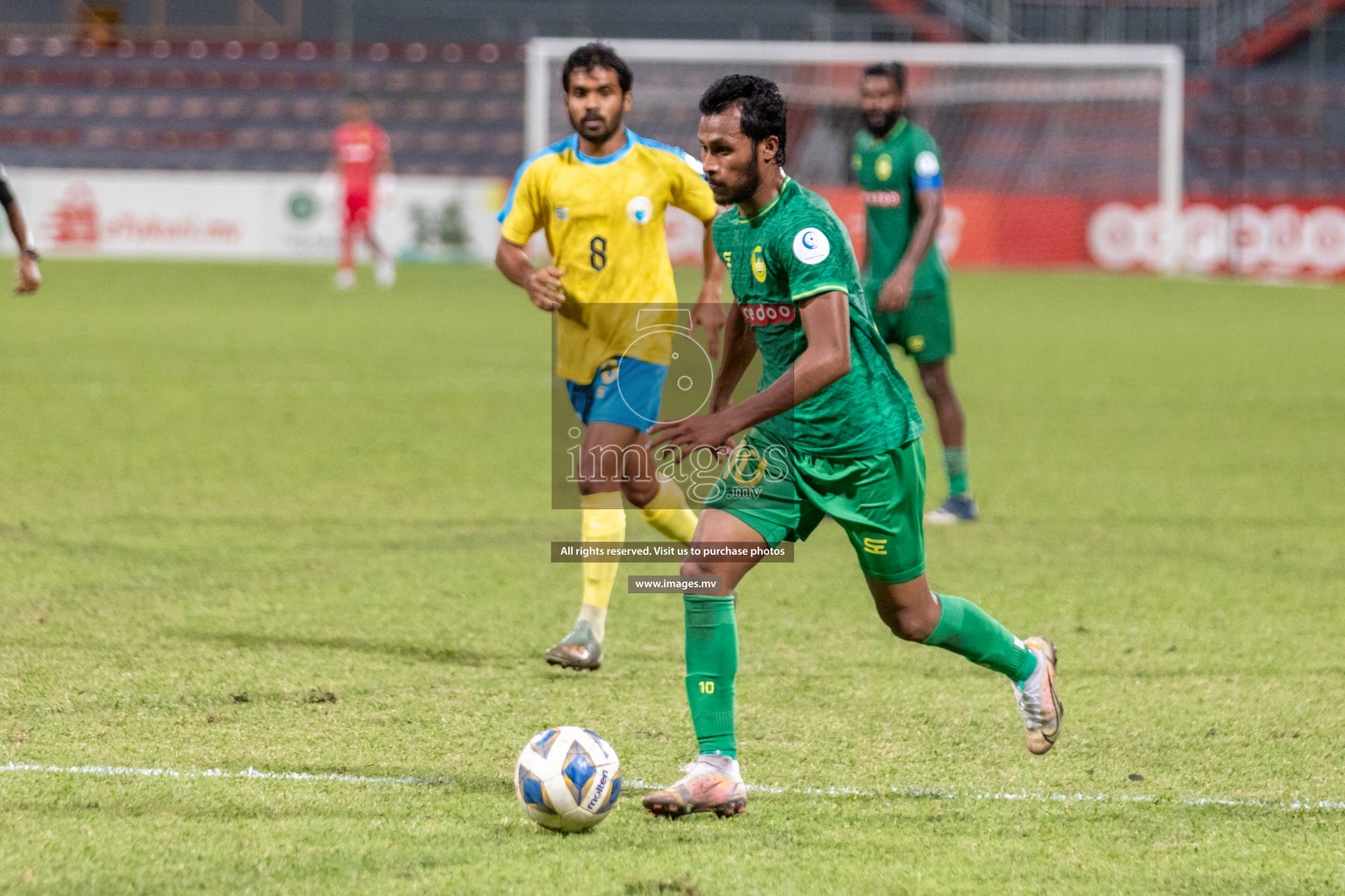 Club Valencia vs Maziya SRC in Ooredoo Dhivehi Premier League 2021/22 on 06 July 2022, held in National Football Stadium, Male', Maldives