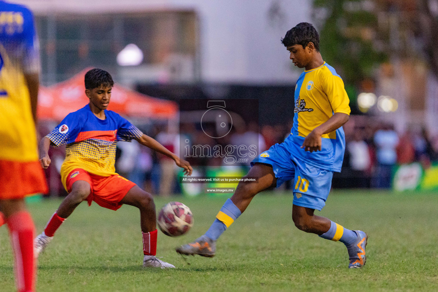 Day 1 of MILO Academy Championship 2023 (u14) was held in Henveyru Stadium Male', Maldives on 3rd November 2023. Photos: Nausham Waheed / images.mv