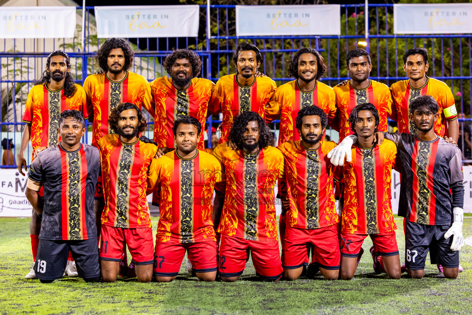 Dharavandhoo vs Thulhaadhoo in Day 3 of Better in Baa Futsal Fiesta 2025 Men's division held in B. Eydhafushi, Maldives on Friday, 7th November 2025. Photos: Nausham Waheed / images.mv