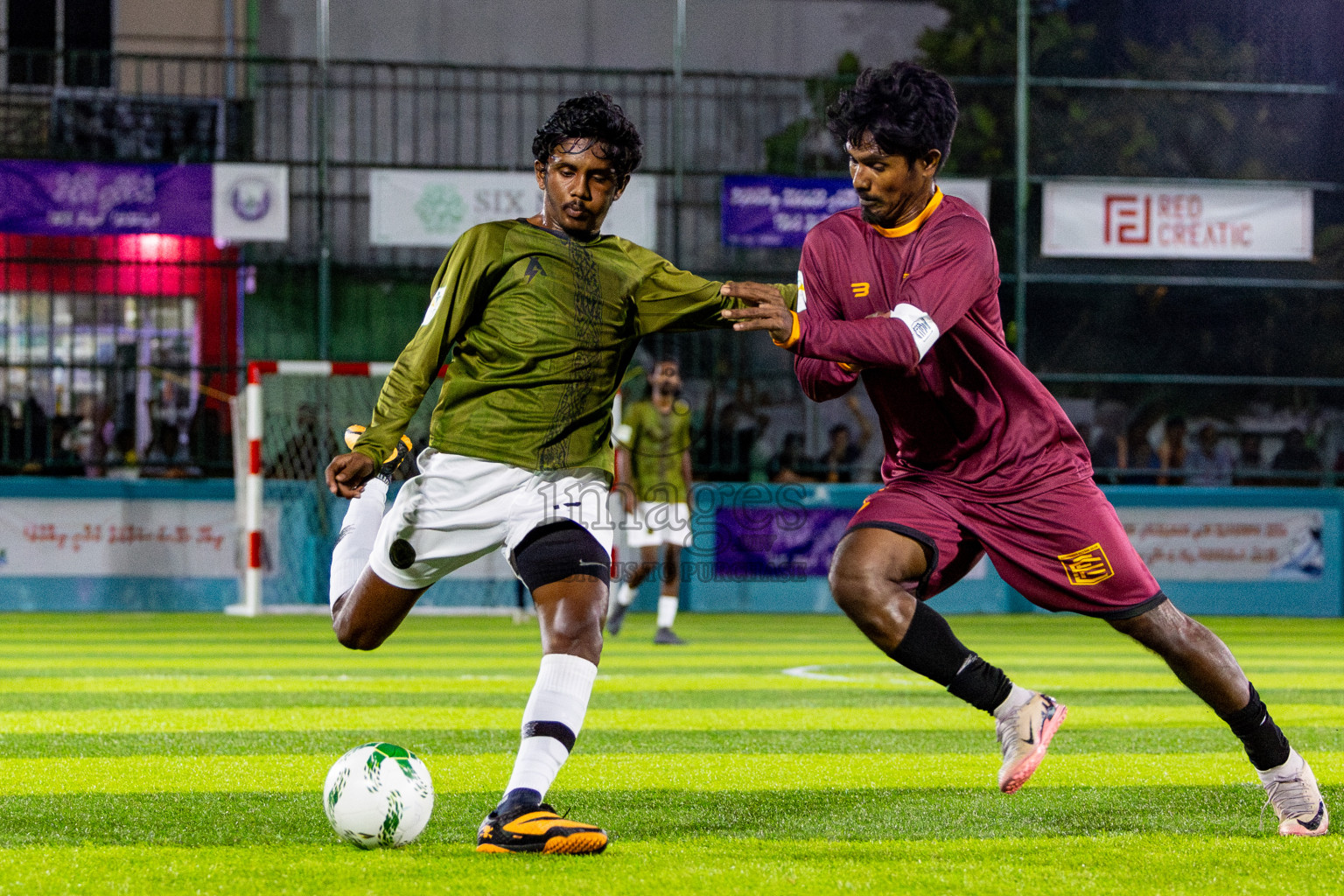 Comienzo fc vs The dee ess kay in Day 1 of Laamehi Dhiggaru Ekuveri Futsal Challenge 2025 was held on Thursday, 24th July 2025, at Dhiggaru Futsal Ground, Dhiggaru, Maldives Photos: Nausham Waheed / images.mv