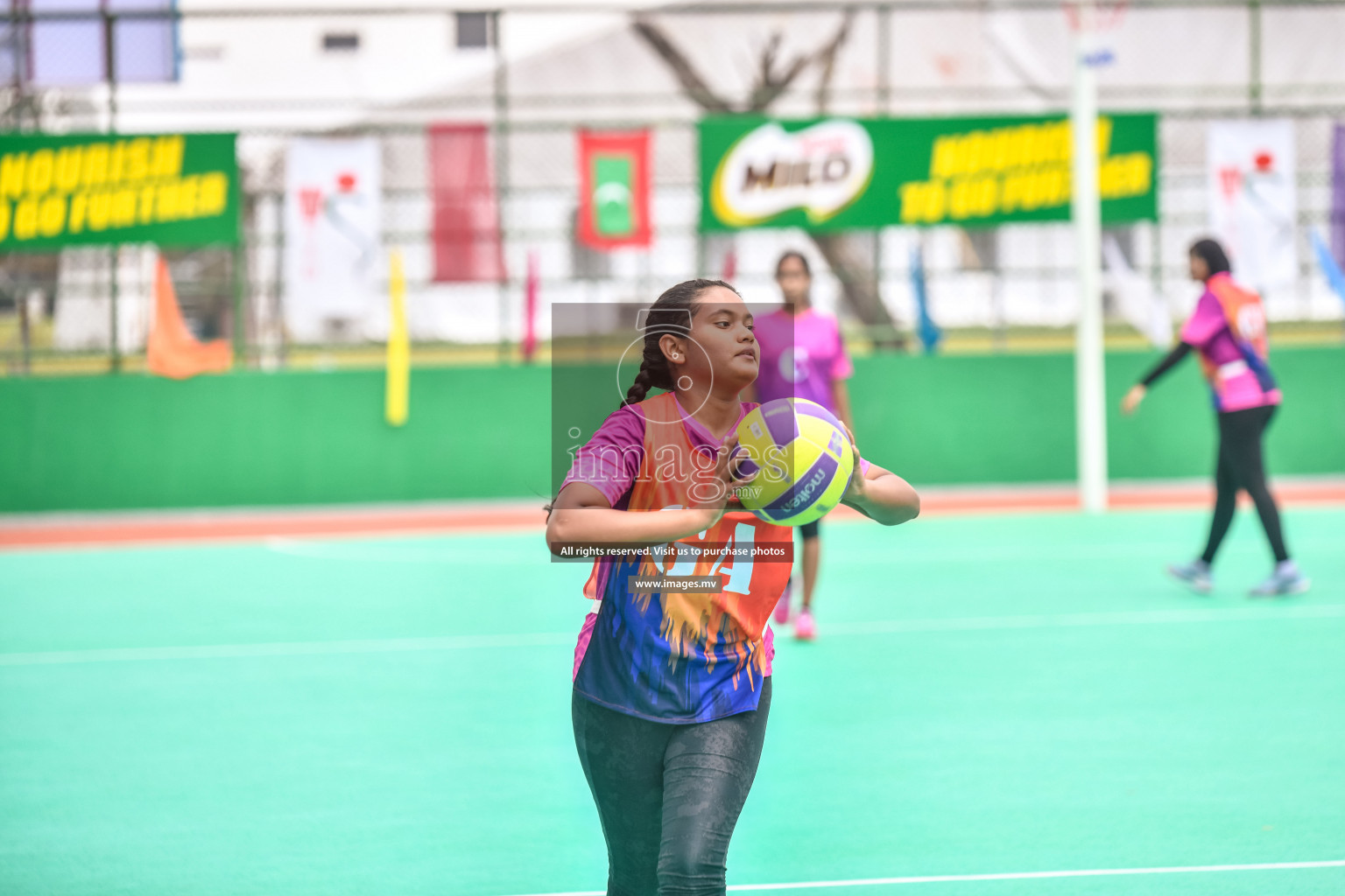 Day 10 of Junior Netball Championship 2022 held in Male', Maldives. Photos by Nausham Waheed