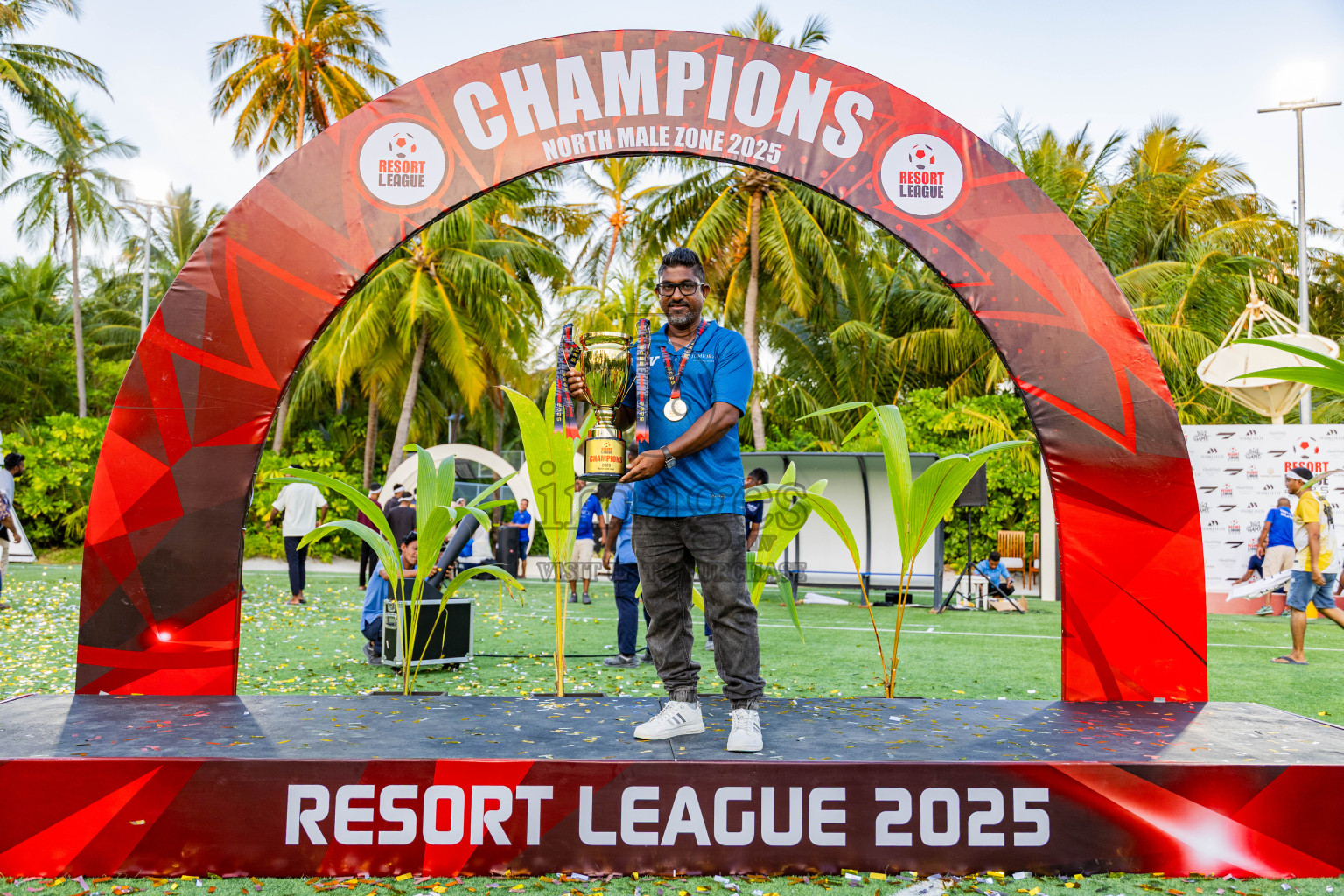 Jumeirah vs Varu in Final of Resort League 2025 (North Male Zone) was held on Saturday, 27th September 2025 in One And Only Reethi Rah Maldives Resort, Photos: Areef Adam / images.mv