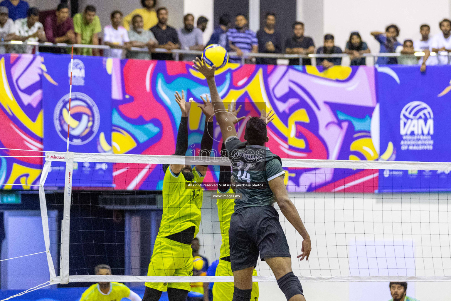 Final of Inter Company-Office Volleyball Tournament 2023 was held in Social Center, Male', Maldives on Saturday, 20th May 2023.  Photos: Ismail Thoriq / images.mv