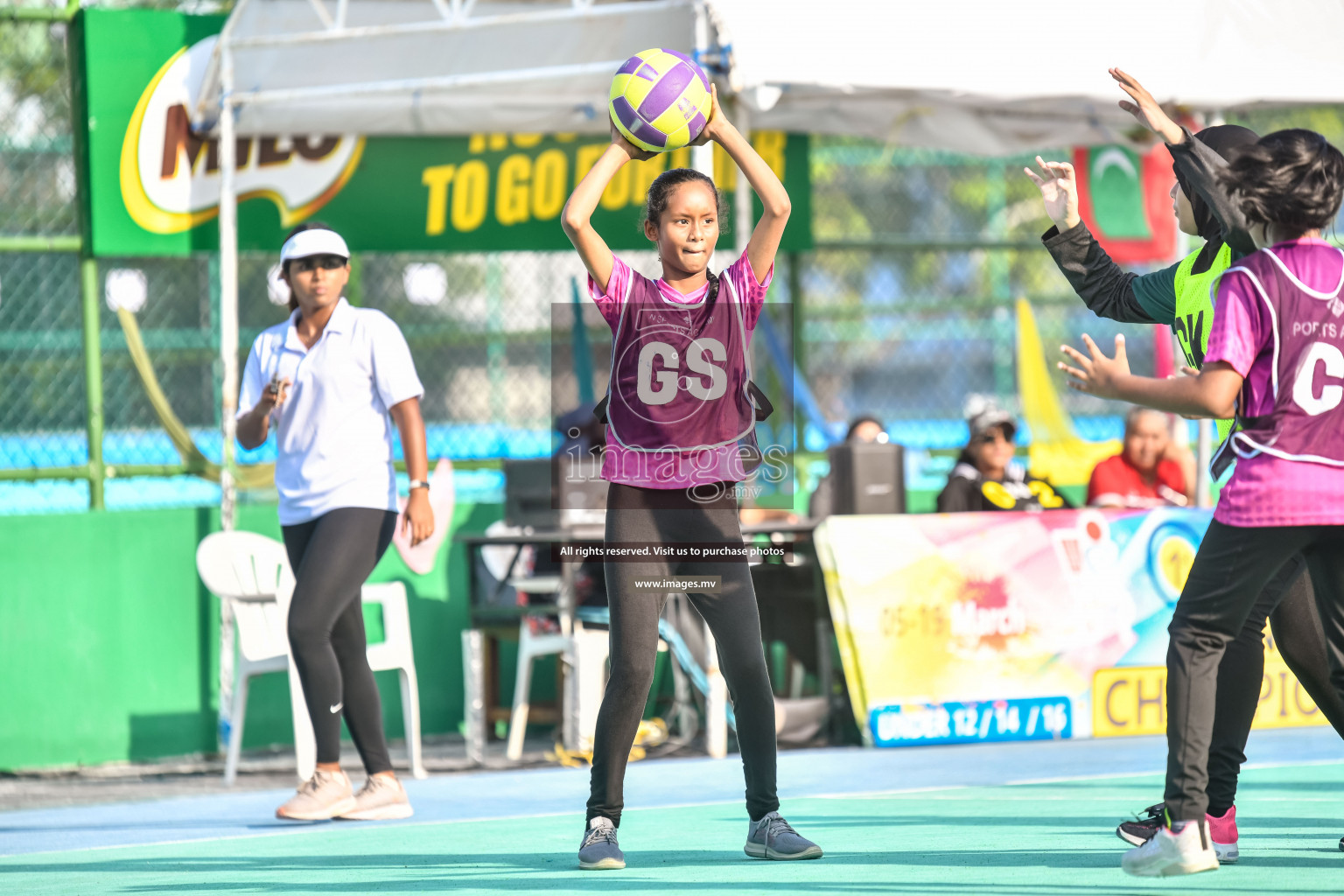 Day 7 of Junior Netball Championship 2022 on 11th March 2022 held in Male', Maldives. Photos by Nausham Waheed