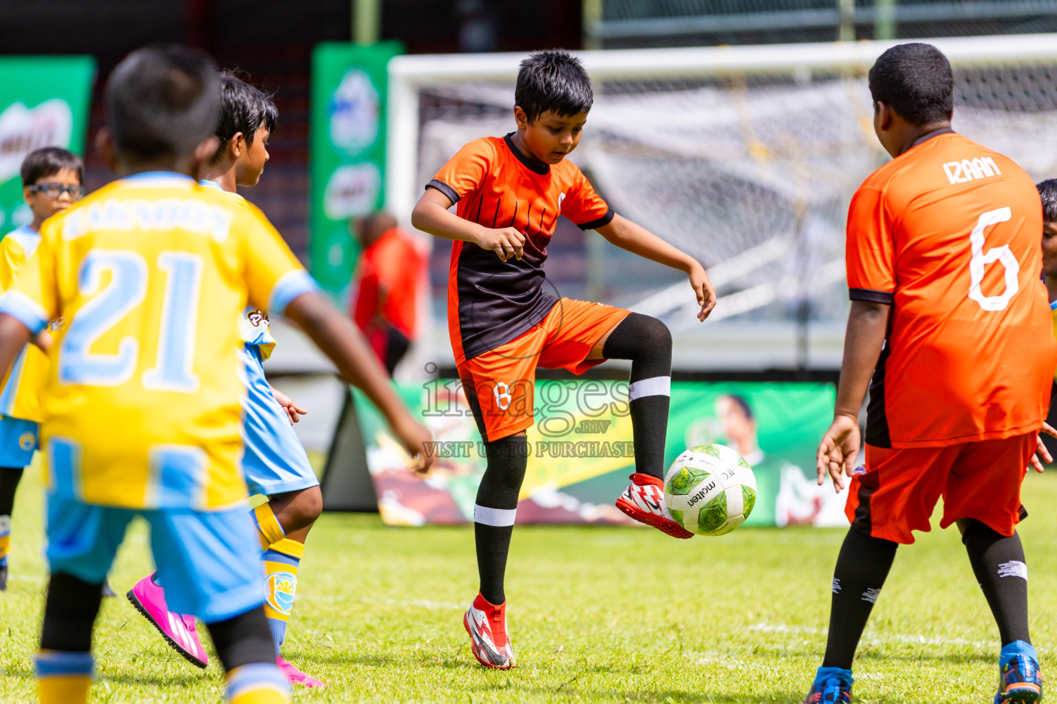 Day 2 of Under 10 MILO Academy Championship 2024 was held at National Stadium in Male', Maldives on Saturday, 27th April 2024. Photos: Nausham Waheed / images.mv