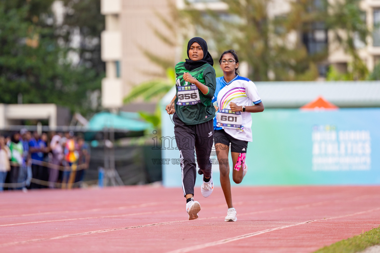 Day 2 of MWSC Interschool Athletics Championships 2024 held in Hulhumale Running Track, Hulhumale, Maldives on Sunday, 10th November 2024. 
Photos by: Hassan Simah / Images.mv