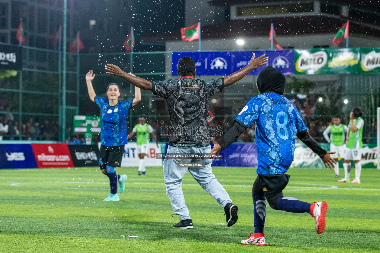 orts Limited vs WAMCO - in the Finals 18/30 Women's Futsal Fiesta 2021 held in Hulhumale, Maldives on 18 December 2021. Photos by Shuu Abdul Sattar