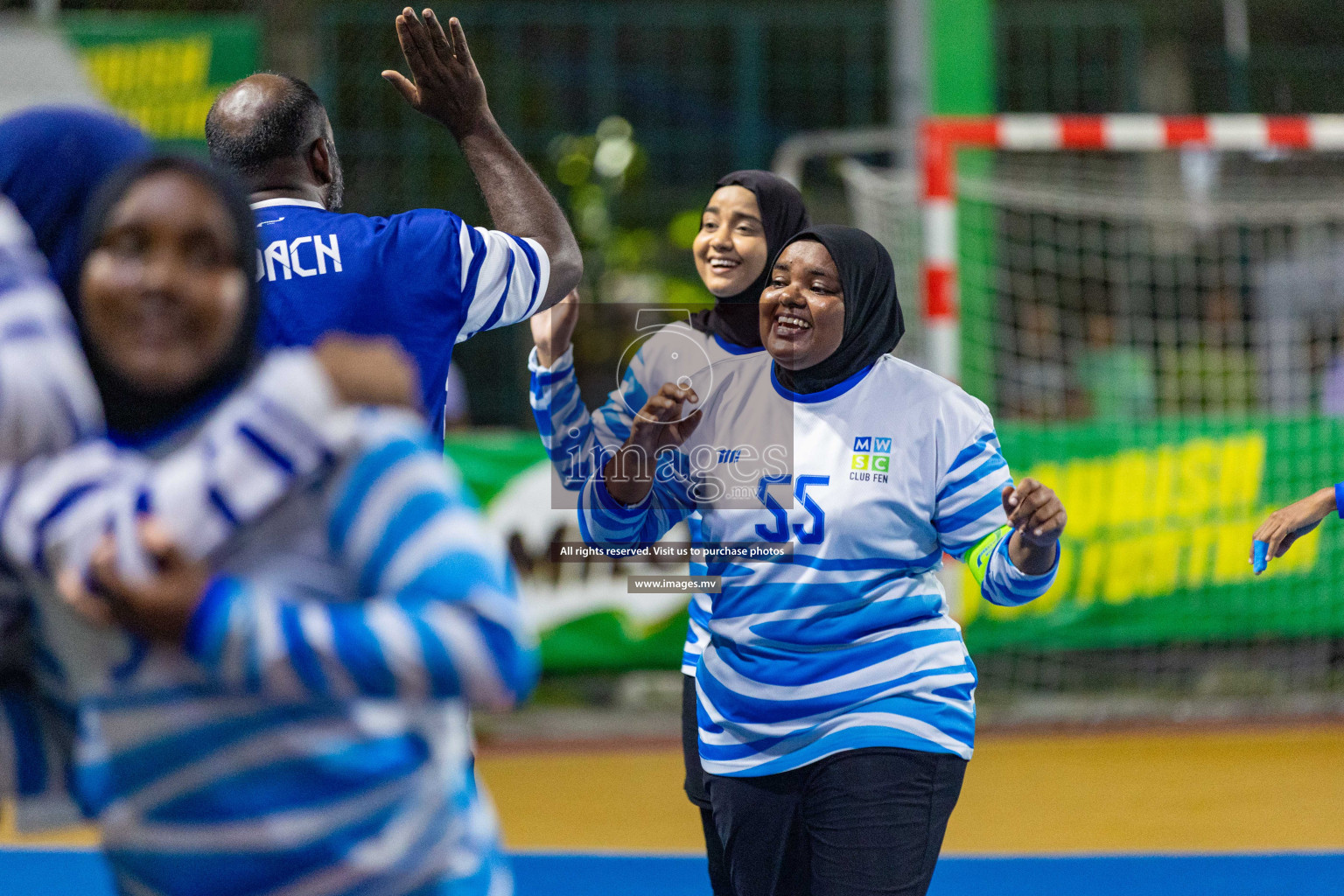 Quarter Final of 7th Inter-Office/Company Handball Tournament 2023, held in Handball ground, Male', Maldives on Friday, 20th October 2023 Photos: Nausham Waheed/ Images.mv