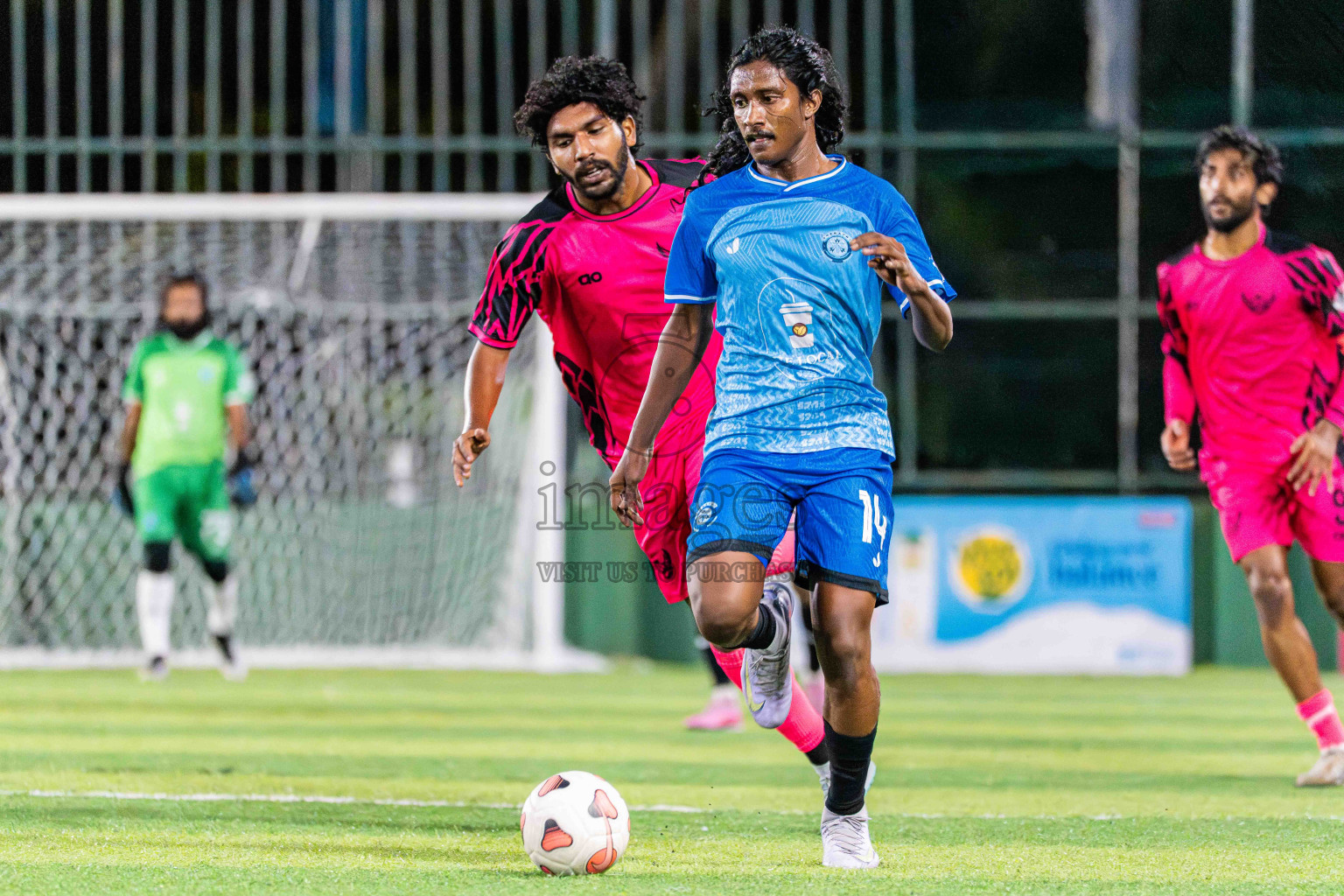 Goalhians VS Foemathi in Day 4 - Fonadhoo Youth Futsal Challenge 2025 held in Fonadhoo Futsal Stadium, L. Fonadhoo, Maldives on Wednesday, 29th October 2025 Photos: Arif Rasheed / images.mv