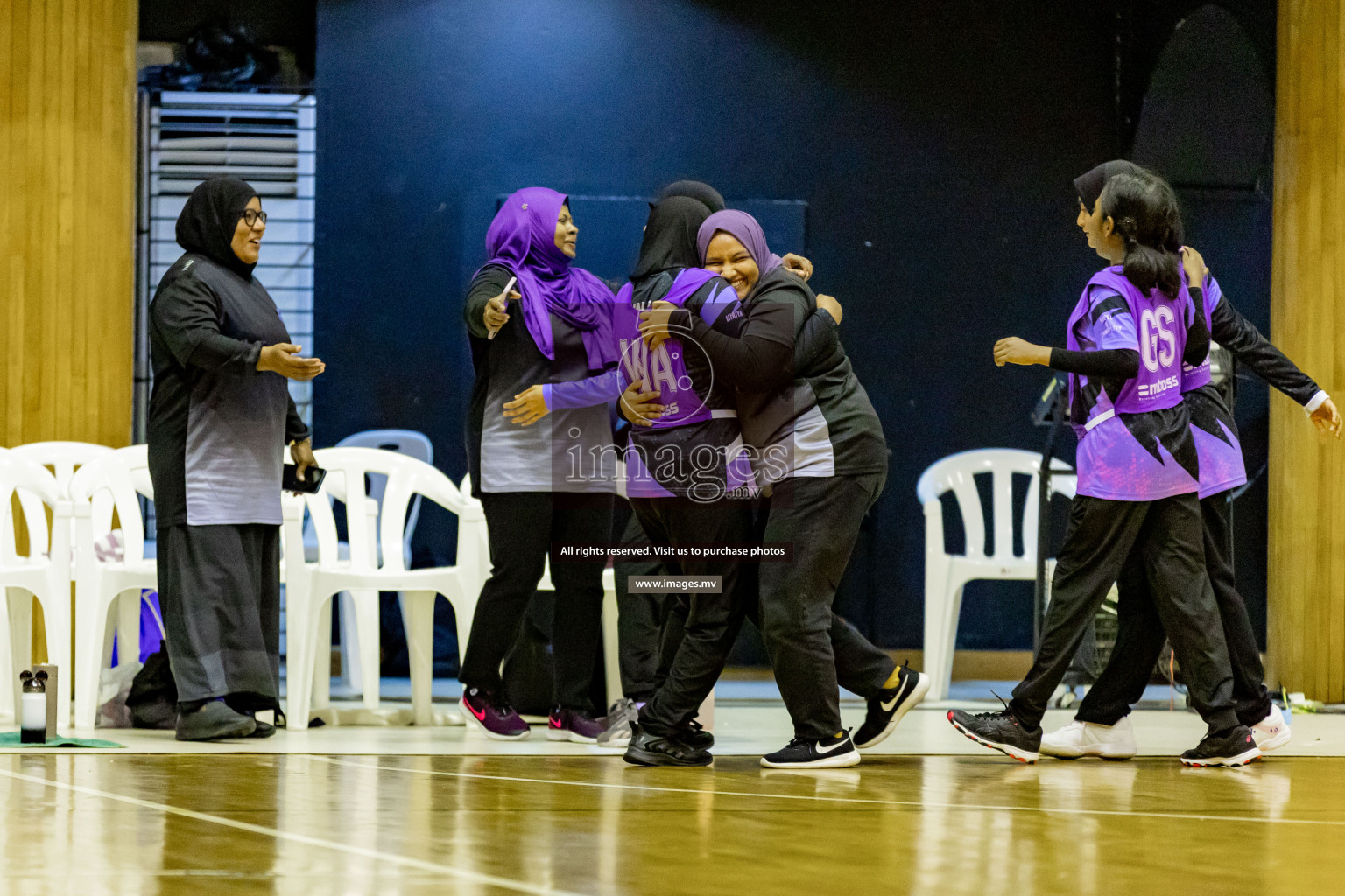 Day 8 of 24th Interschool Netball Tournament 2023 was held in Social Center, Male', Maldives on 3rd November 2023. Photos: Hassan Simah, Nausham Waheed / images.mv