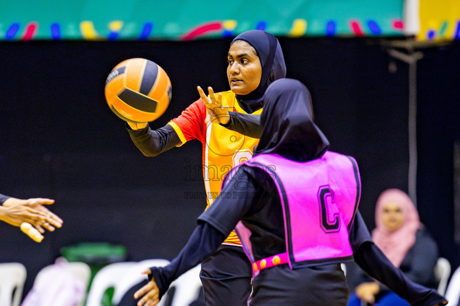 Day 2 of 21st National Netball Tournament was held in Social Canter at Male', Maldives on Thursday, 9th May 2024. Photos: Nausham Waheed / images.mv