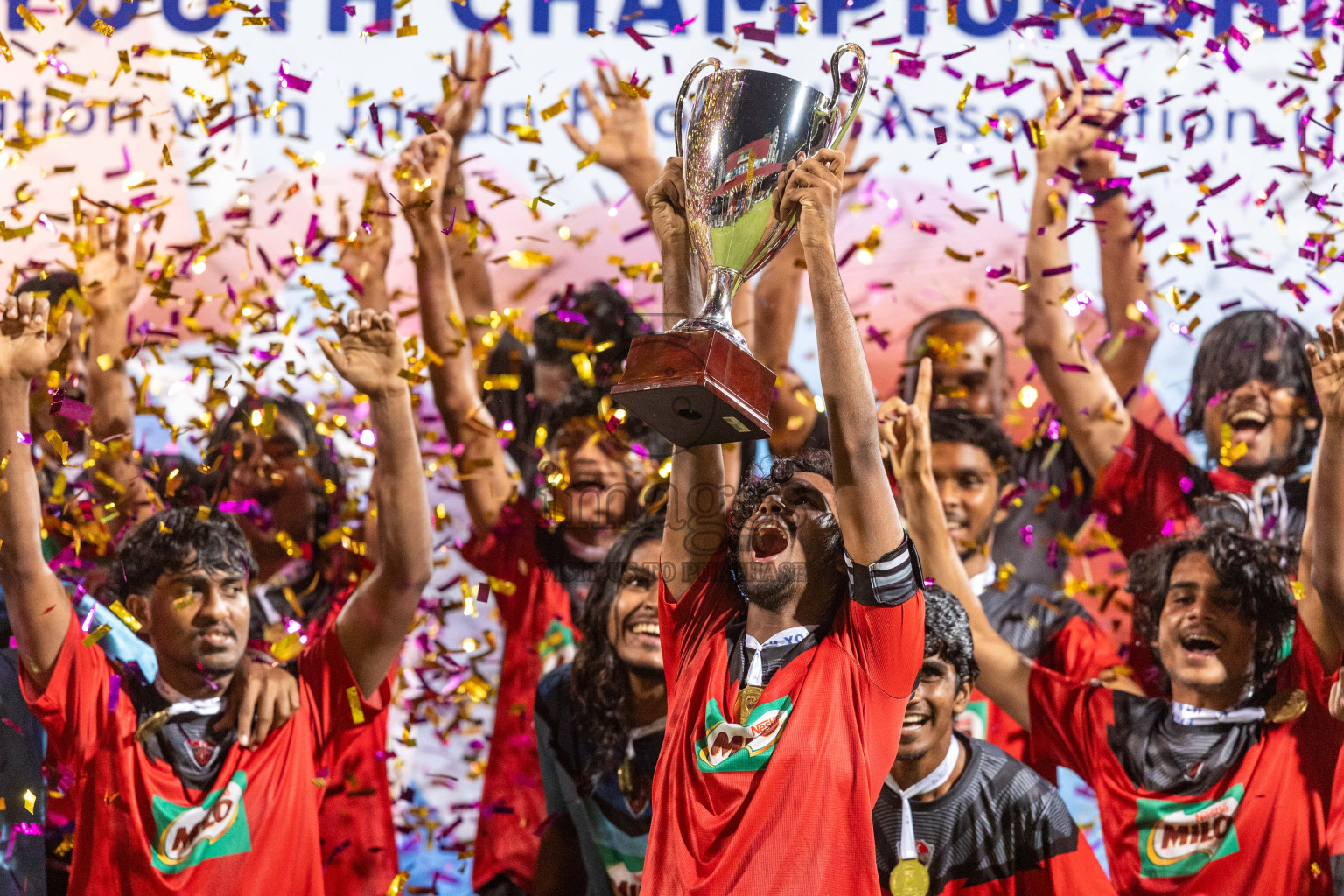 Super United Sports vs TC Sports Club in the Final of Under 19 Youth Championship 2024 was held at National Stadium in Male', Maldives on Monday, 1st July 2024. Photos: Ismail Thoriq  / images.mv