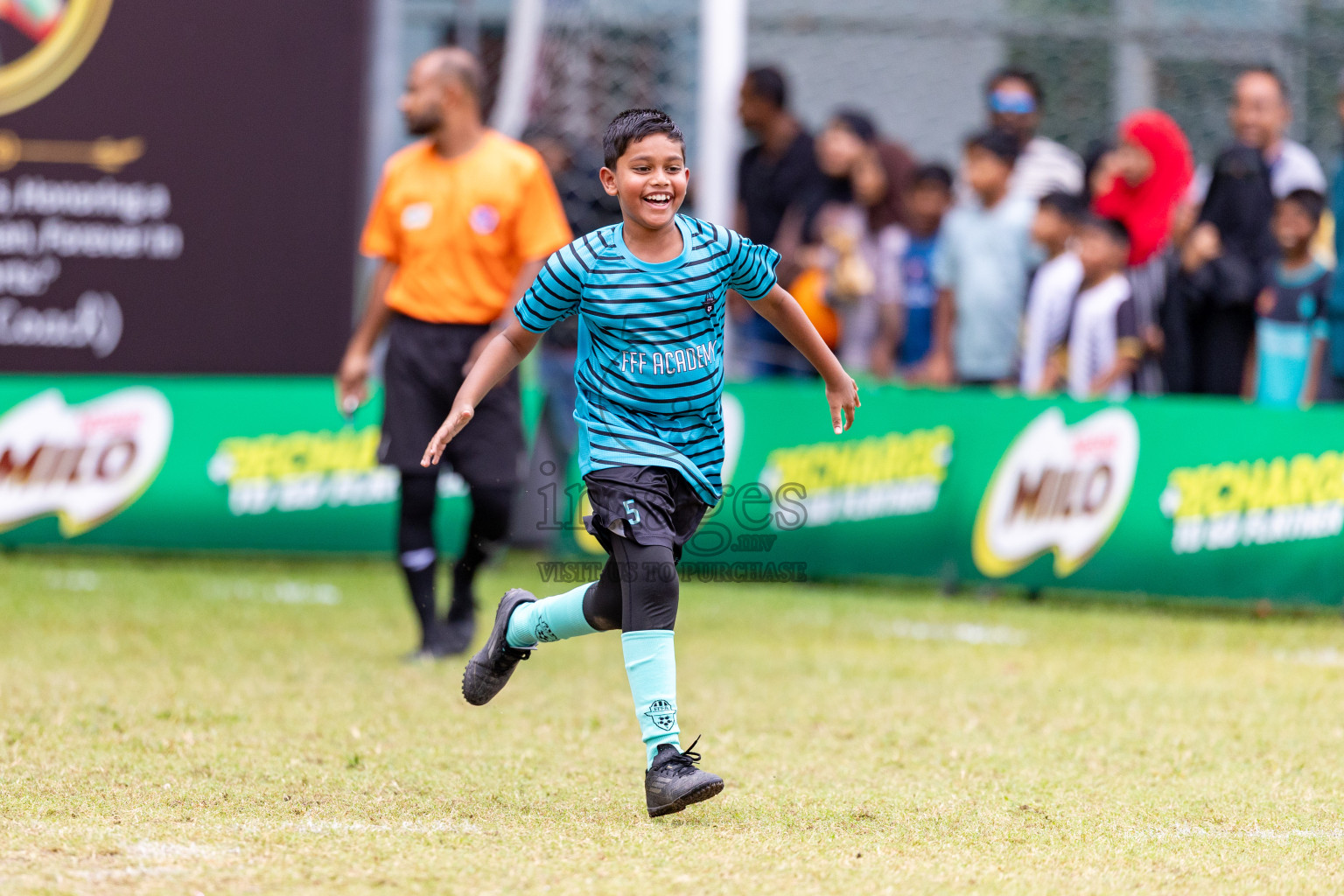 Day 3 of MILO SVAM Juniors 2025 (U-8) was held at Henveiru Stadium in Male', Maldives on Saturday, 28th June 2025. 
Photos: Hassan Simah / images.mv