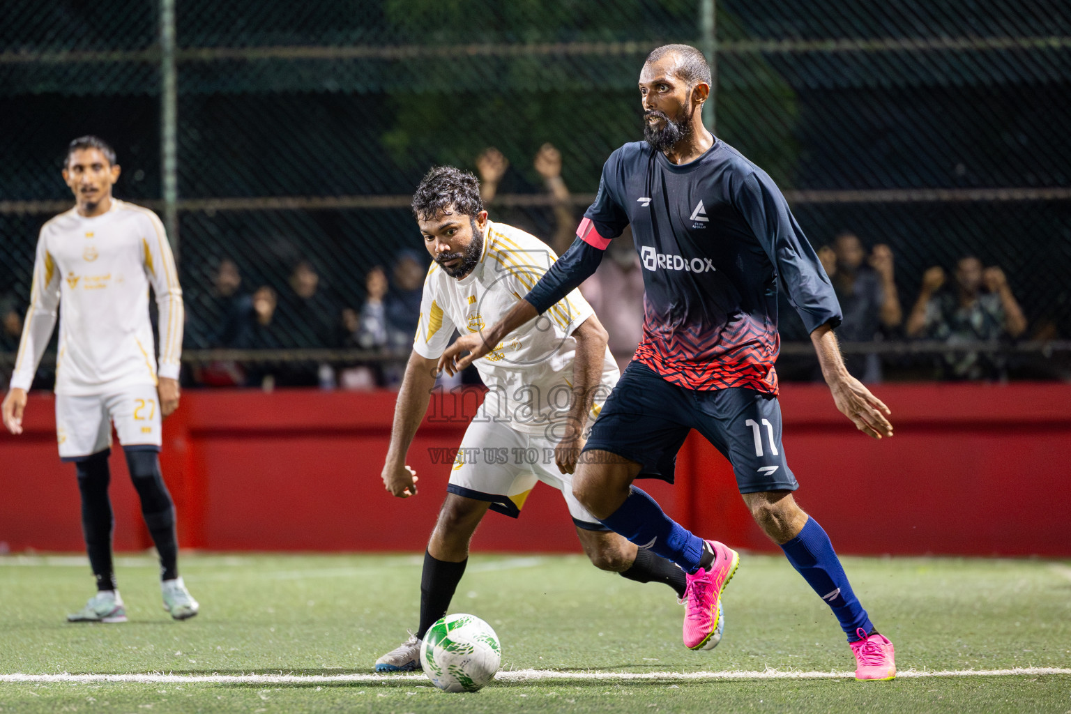 Club Apollo vs Club Hajj in Day 6 of Office League 2025 was held on Monday, 21st April 2025 in Hulhumale', Maldives. Photos: Ismail Thoriq / images.mv