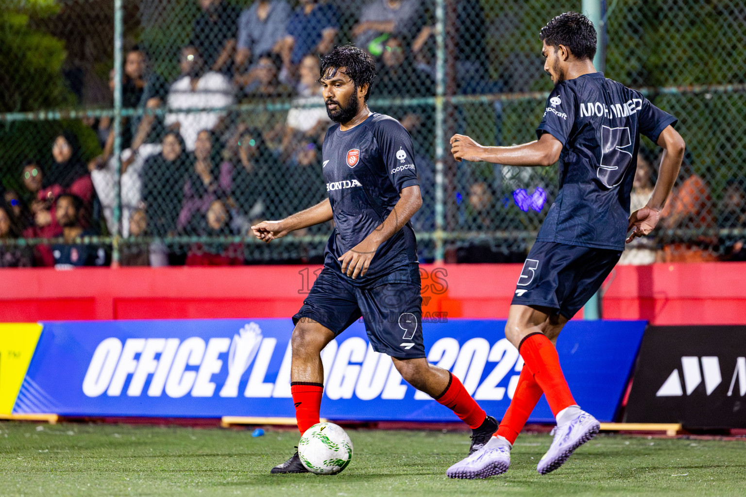 Sheesha vs Trade Club in Day 5 of Office League 2025 was held on Sunday, 20th April 2025 in Hulhumale', Maldives. Photos: Nausham Waheed  / images.mv