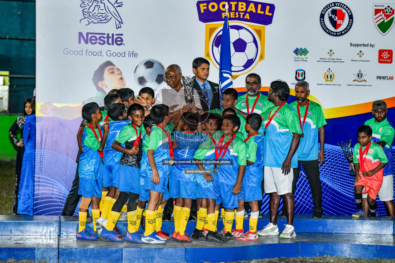 Day 4 of Milo Kids Football Fiesta 2022 was held in Male', Maldives on 22nd October 2022. Photos: Nausham Waheed / images.mv