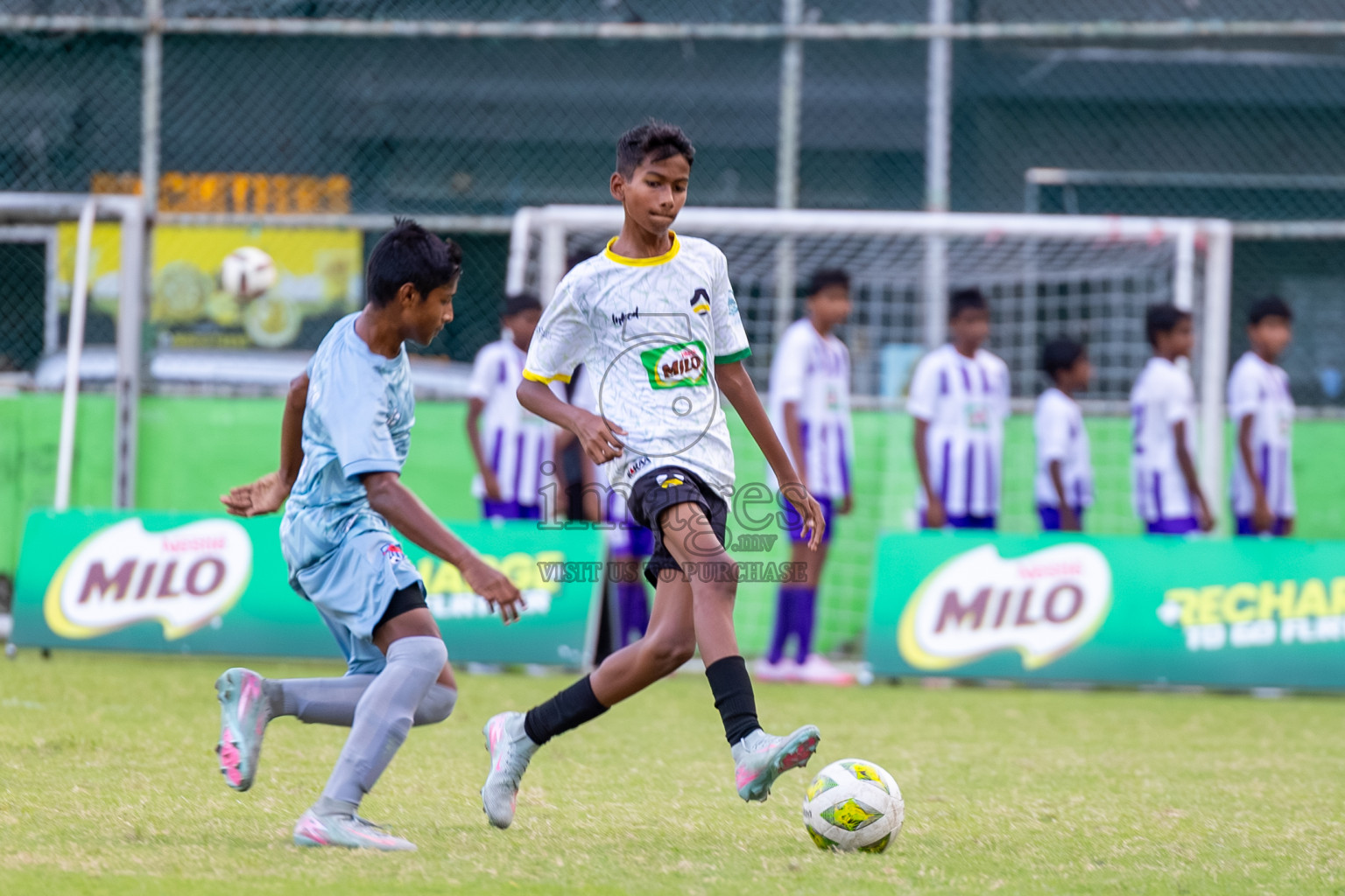 Day 1 of MILO Academy Championship 2025 (U14) was held on Thursday, 30th October 2025 at Henveiru Football Grounds, Male', Maldives . 
Photos: Ismail Thoriq / images.mv