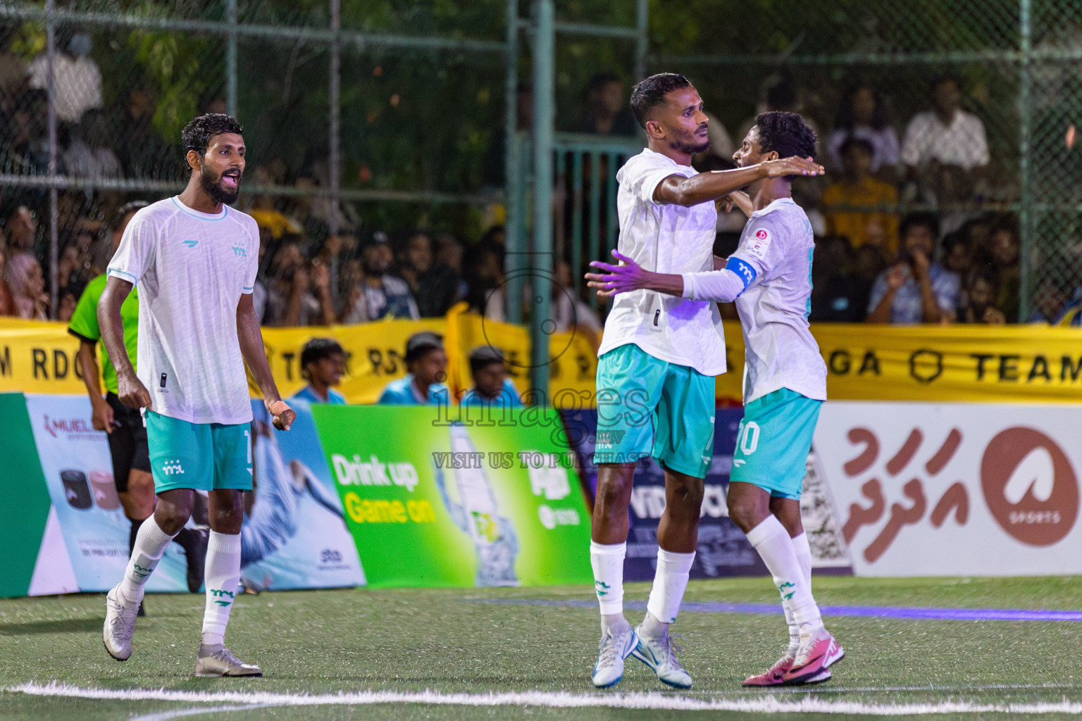 RRC vs MPL in the Semi Finals of Club Maldives Cup 2024 held in Rehendi Futsal Ground, Hulhumale', Maldives on Monday, 14th October 2024. Photos: Hassan Simah / images.mv