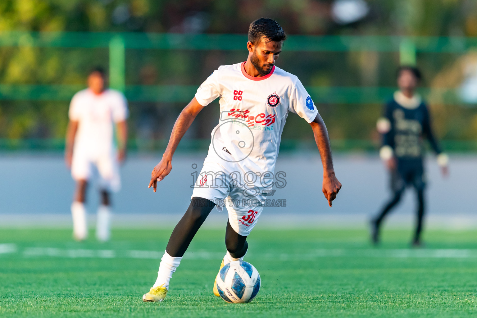 Furious FC vs JT Sports from Manadhoo Council Cup 2024 in N Manadhoo Maldives on Saturday, 24th February 2023. Photos: Nausham Waheed / images.mv