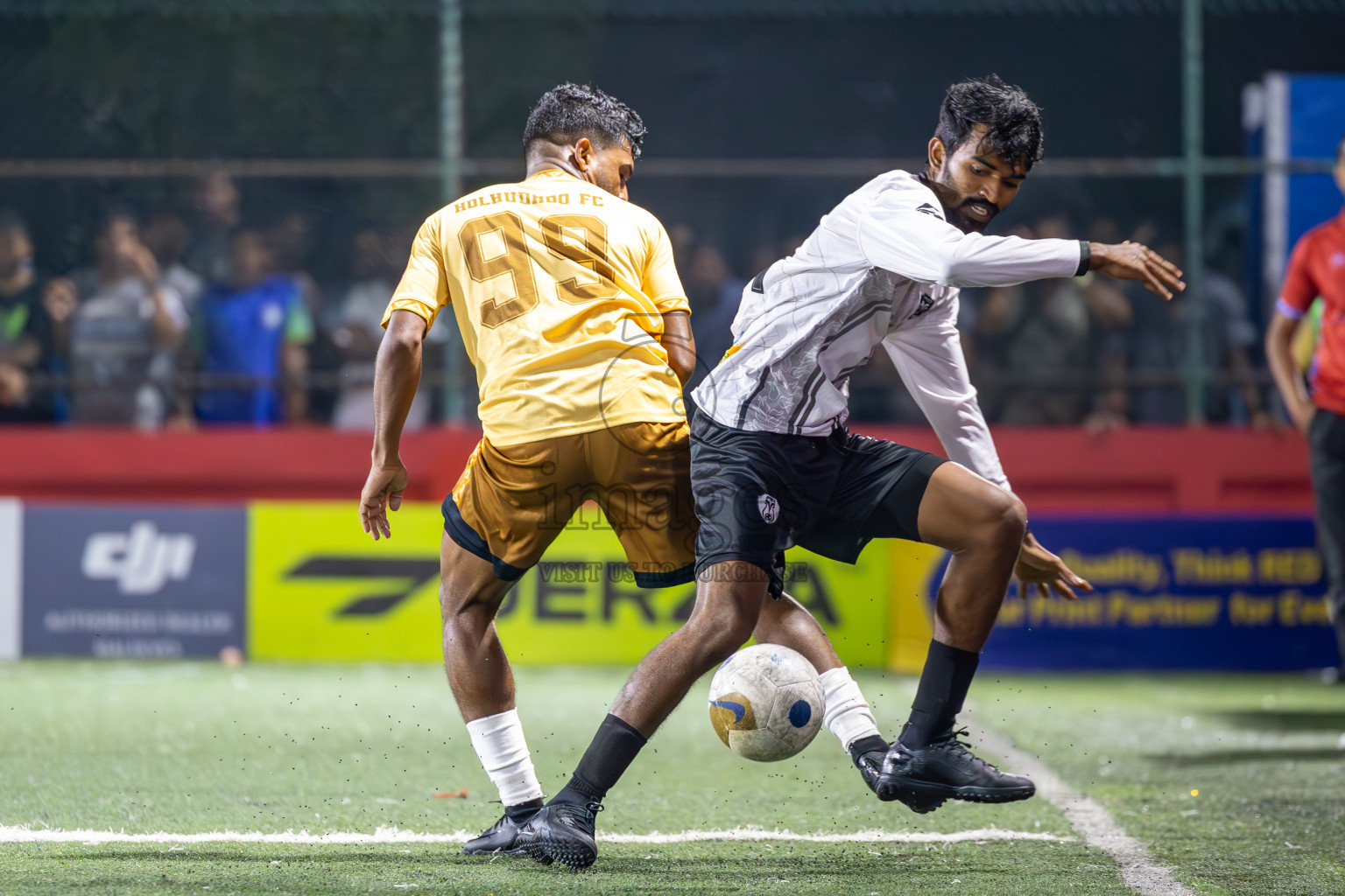 N Holhudhoo vs N Miladhoo in Noonu Atoll Final in Day 24 of Golden Futsal Challenge 2025 was held on Tuesday , 28th January 2025, in Hulhumale', Maldives. Photos: Ismail Thoriq / images.mv
