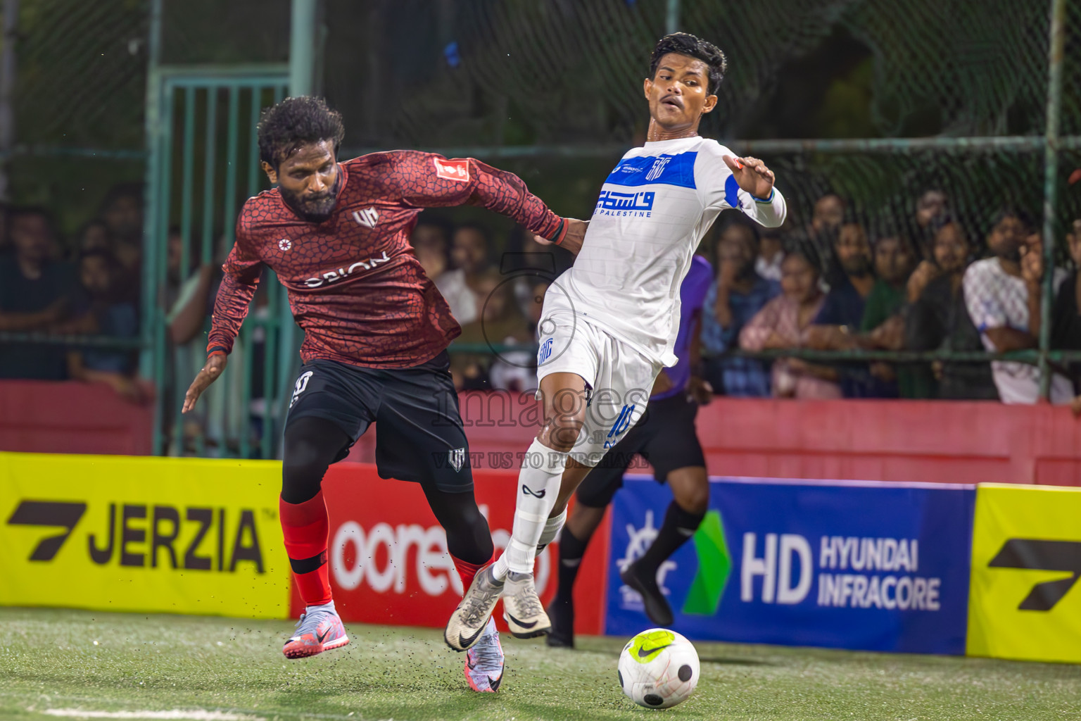 Vilimale vs S Hithadhoo in Quarter Finals of Golden Futsal Challenge 2024 which was held on Friday, 1st March 2024, in Hulhumale', Maldives Photos: Ismail Thoriq / images.mv