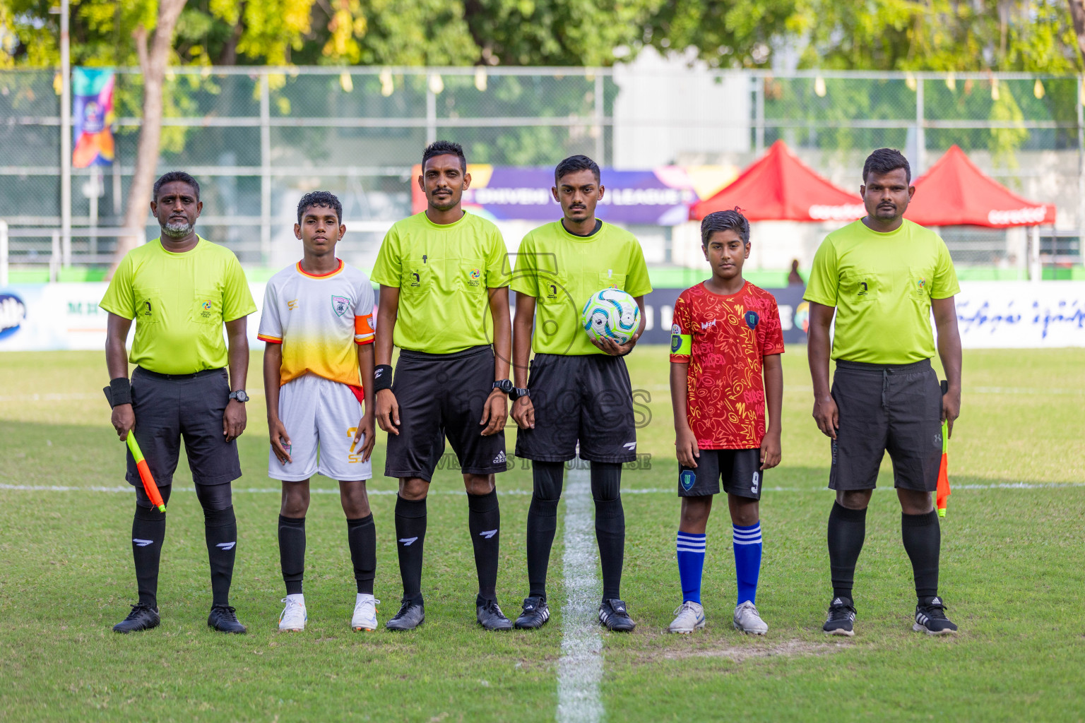 Club Eagles vs Super United Sports (U12) in Day 4 of Dhivehi Youth League 2024 held at Henveiru Stadium on Thursday, 28th November 2024. Photos: Shuu Abdul Sattar/ Images.mv