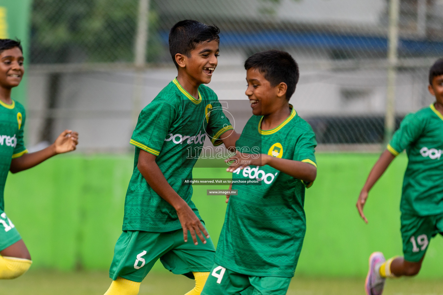 Day 1 of MILO Academy Championship 2023 (U12) was held in Henveiru Football Grounds, Male', Maldives, on Friday, 18th August 2023. Photos: Mohamed Mahfooz Moosa / images.mv