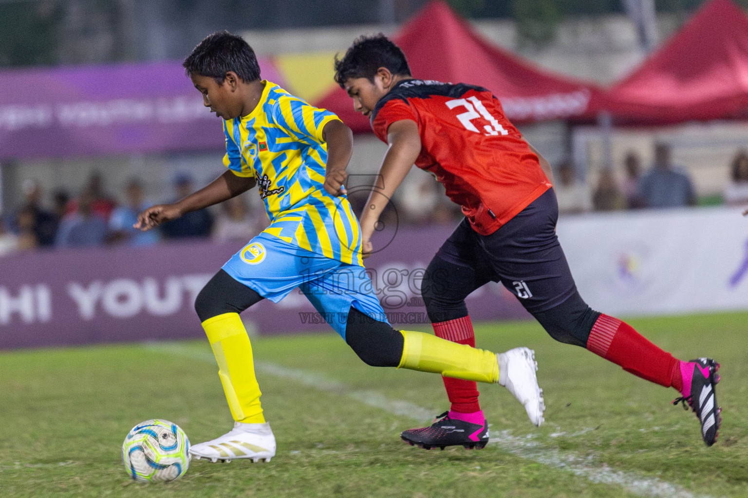 TC vs Valencia  (U12) in Day 5 of Dhivehi Youth League 2024 held at Henveiru Stadium on Friday 29th November 2024. Photos: Shuu Abdul Sattar/ Images.mv