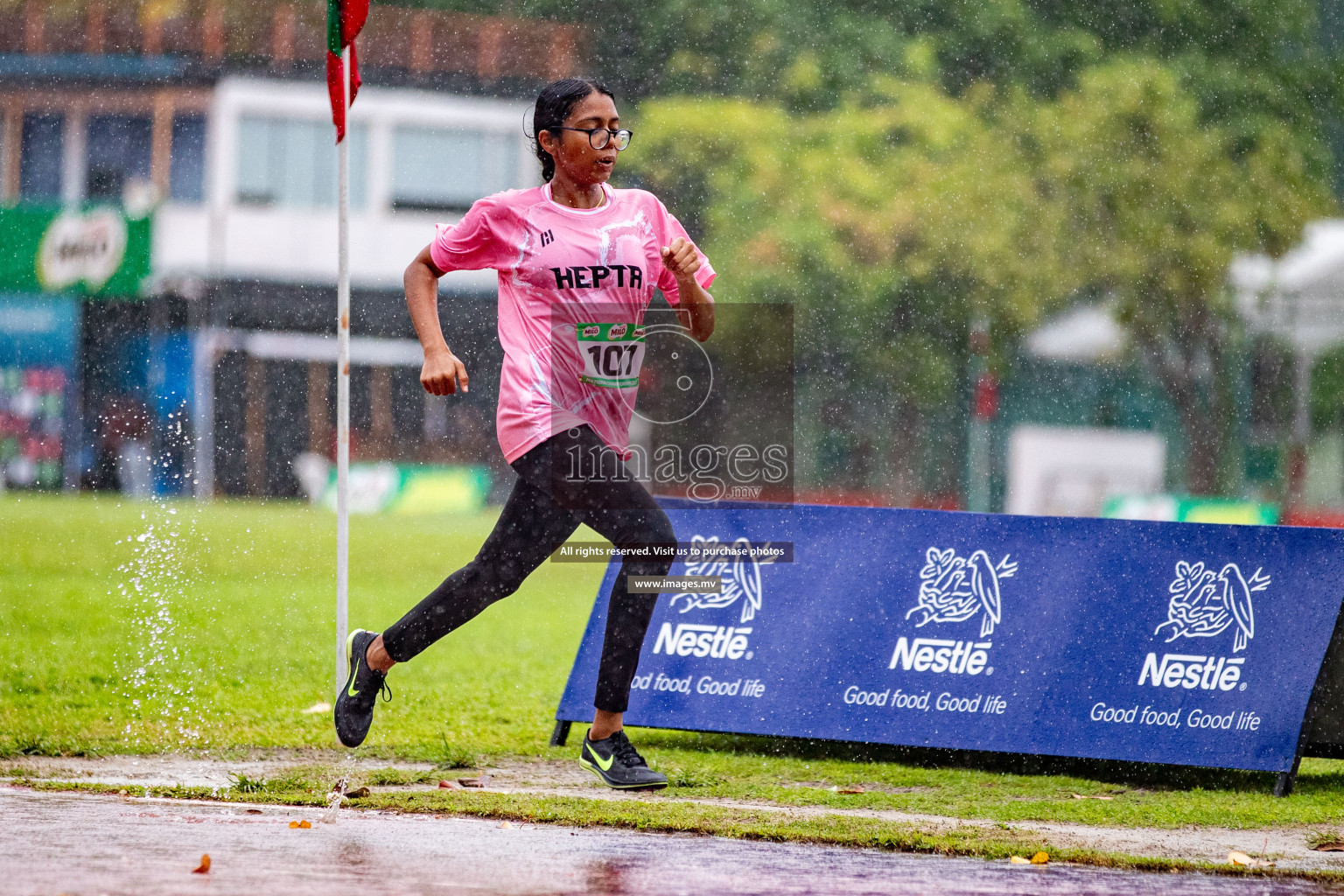 Day 2 of National Athletics Championship 2023 was held in Ekuveni Track at Male', Maldives on Friday, 24th November 2023. Photos: Hassan Simah / images.mv