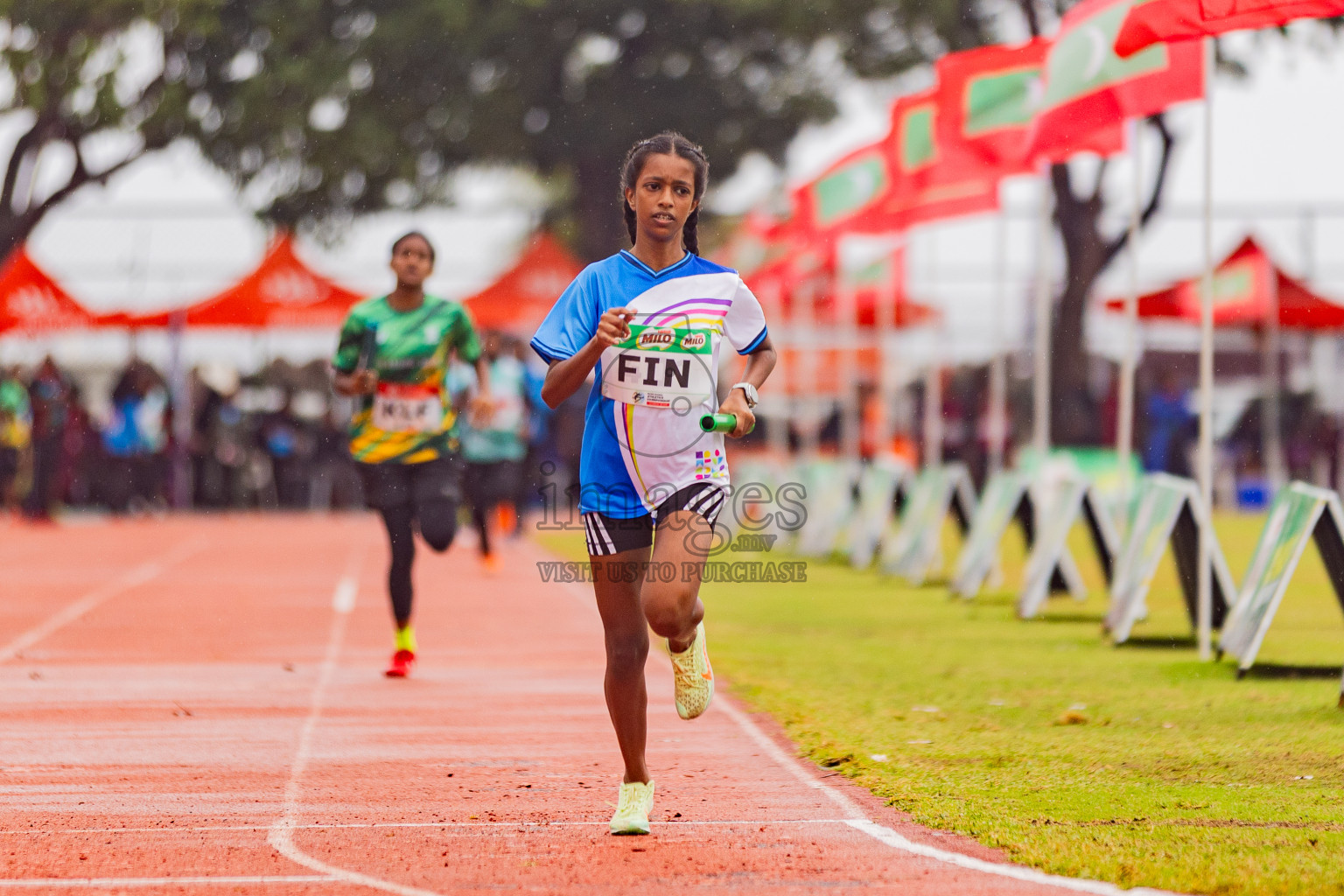 Day 6 of Inter-school Athletics Championship 2025 held in Ekuveni Synthetic Track, Male', Maldives on Sunday, 12th October 2025. Photos by: Areef Adam / Images.mv