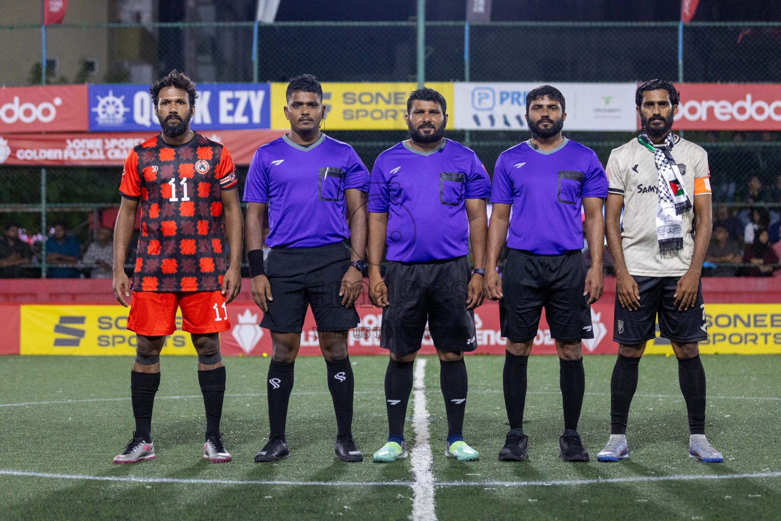 Lh Hinnavaru vs Lh Kurendhoo in Day 21 of Golden Futsal Challenge 2024 was held on Sunday , 4th February 2024 in Hulhumale', Maldives Photos: Nausham Waheed / images.mv